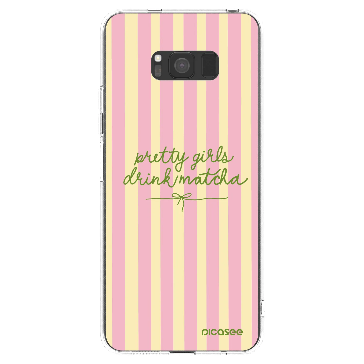 Picasee átlátszó szilikon tok az alábbi mobiltelefonokra Samsung Galaxy S8 G950F - Pretty matcha