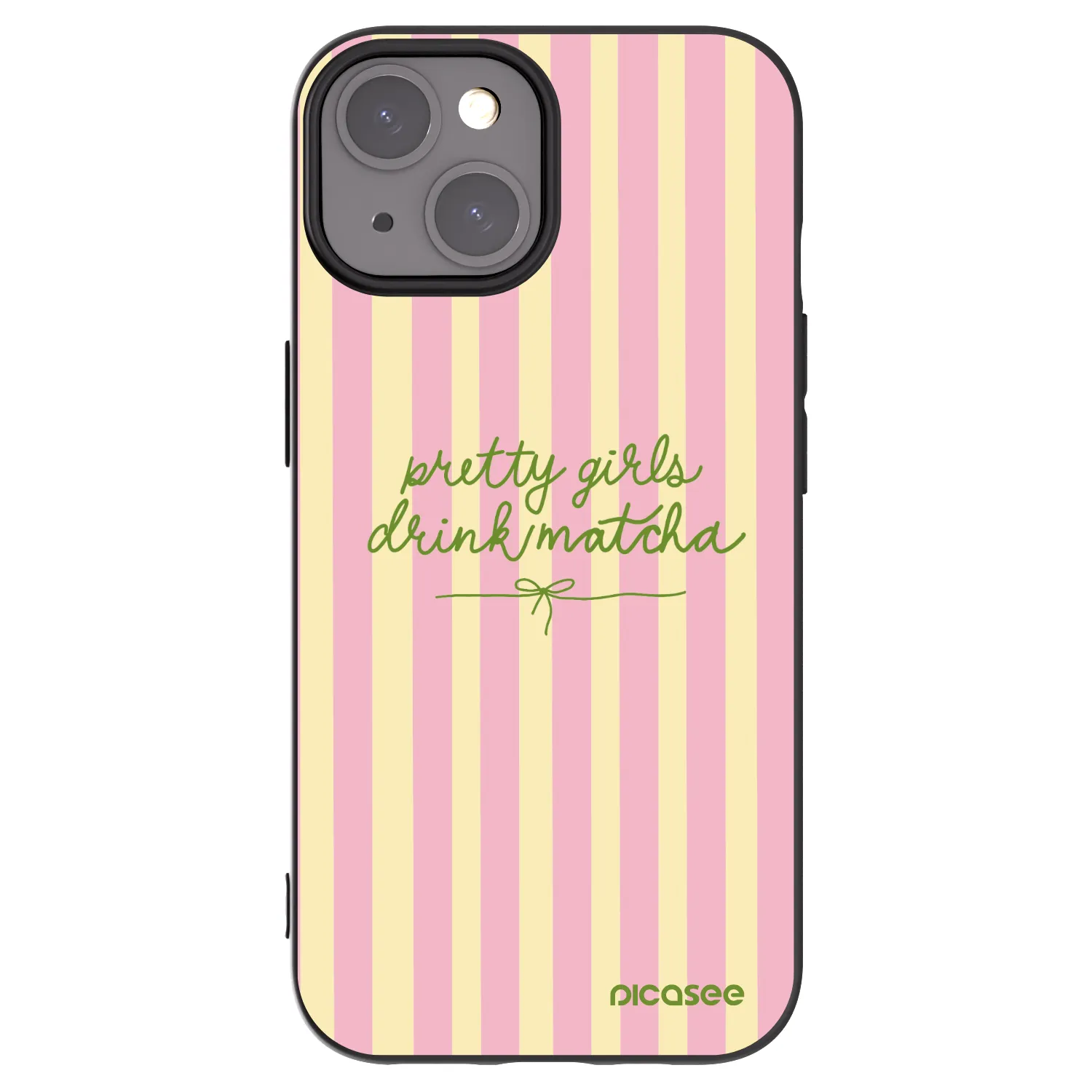 Picasee fekete szilikon tok az alábbi mobiltelefonokra Apple iPhone 15 - Pretty matcha