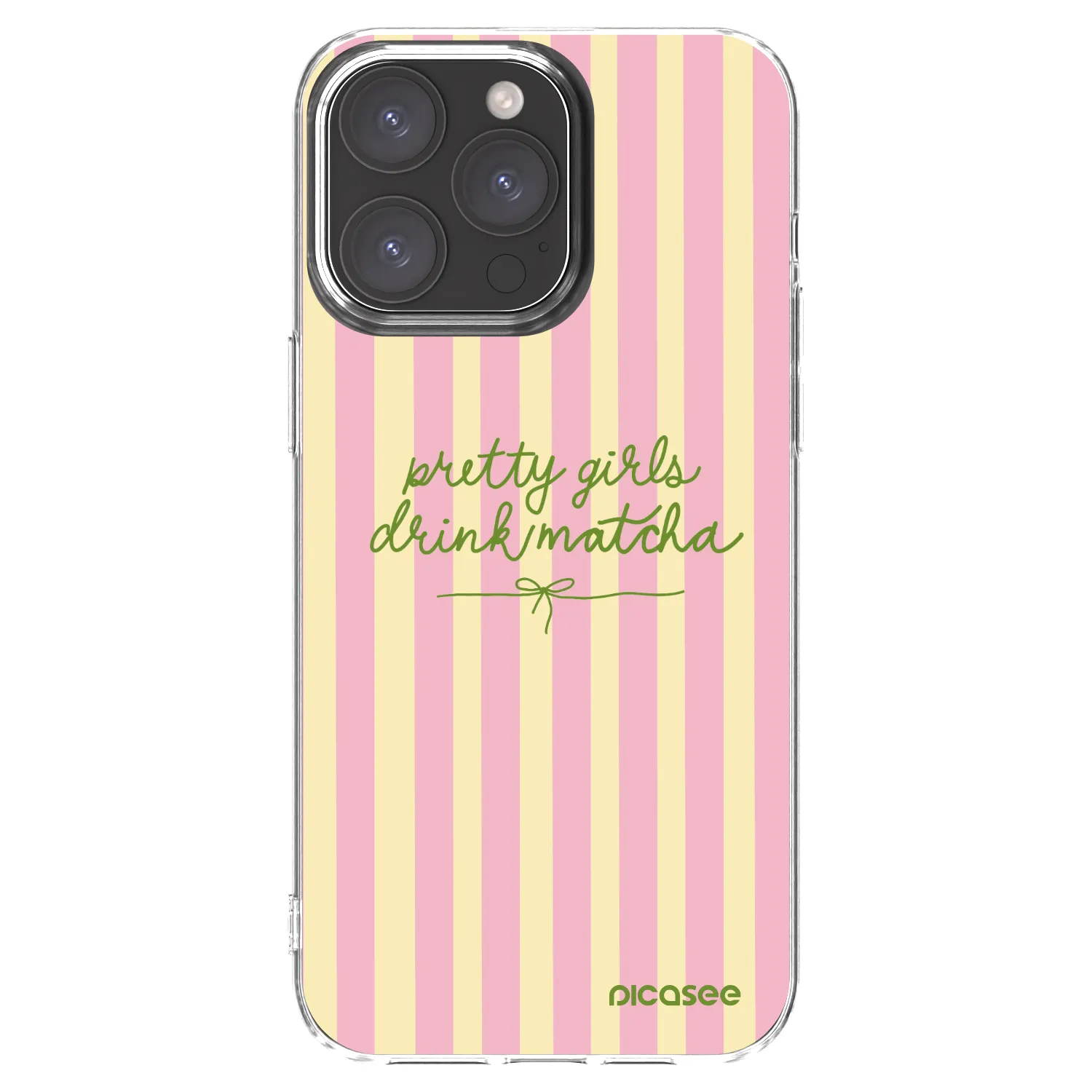 Picasee átlátszó szilikon tok az alábbi mobiltelefonokra Apple iPhone 15 Pro Max - Pretty matcha