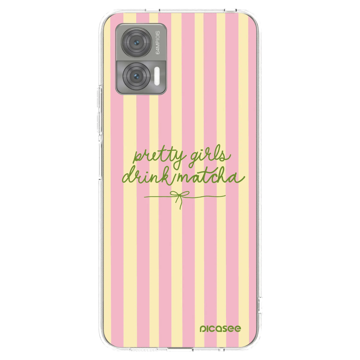 Picasee átlátszó szilikon tok az alábbi mobiltelefonokra Motorola Edge 30 Neo - Pretty matcha