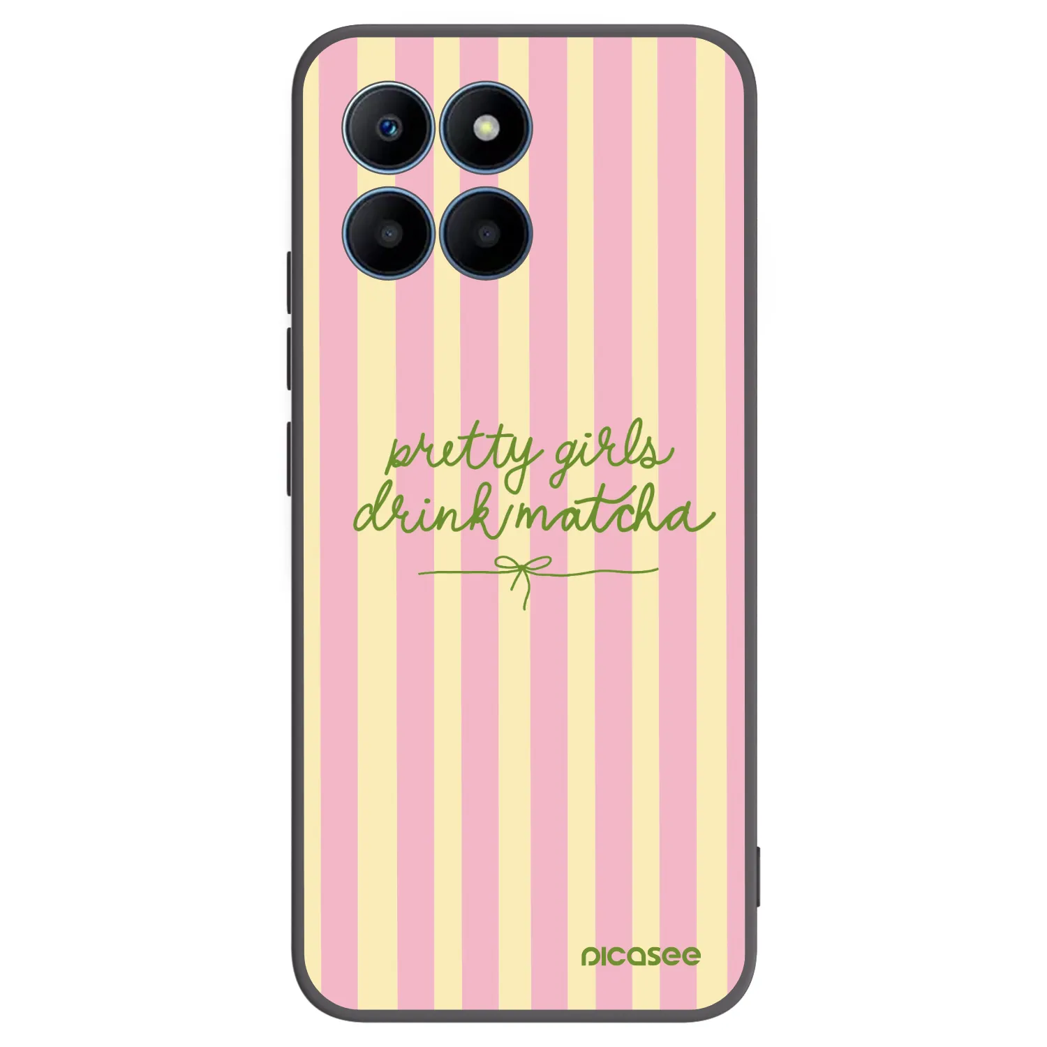 Picasee fekete szilikon tok az alábbi mobiltelefonokra Honor 70 Lite - Pretty matcha