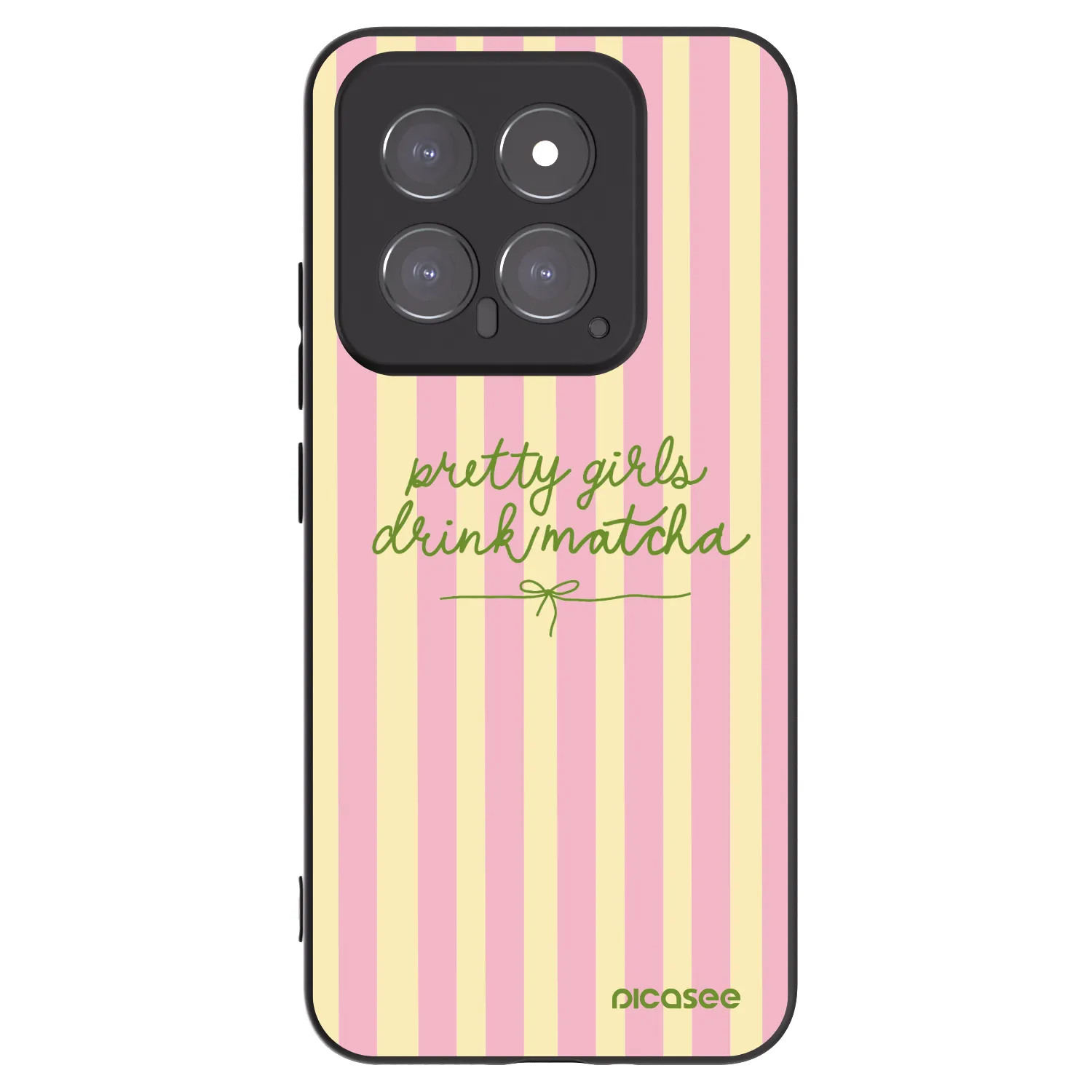 Picasee fekete szilikon tok az alábbi mobiltelefonokra Xiaomi 14 - Pretty matcha