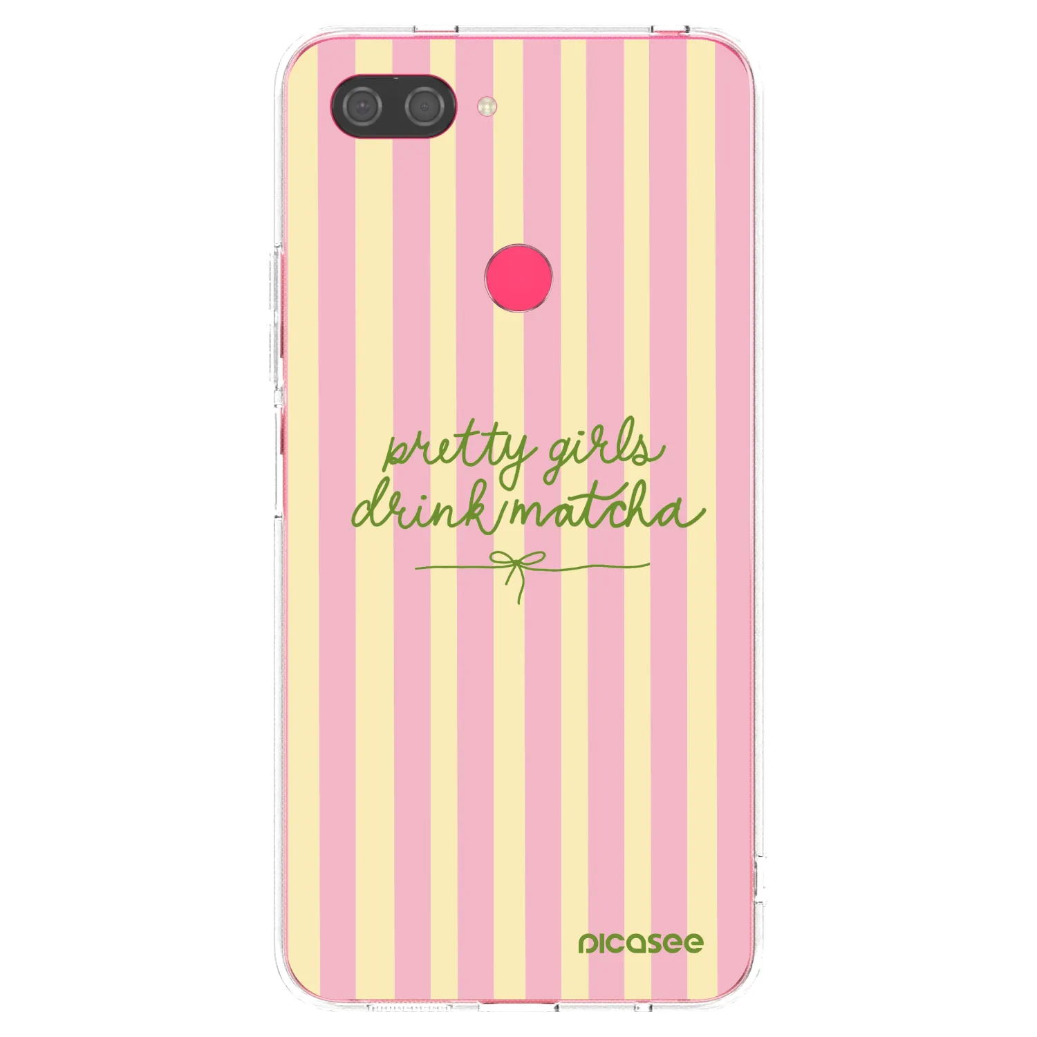 Picasee átlátszó szilikon tok az alábbi mobiltelefonokra Xiaomi Mi 8 Lite - Pretty matcha