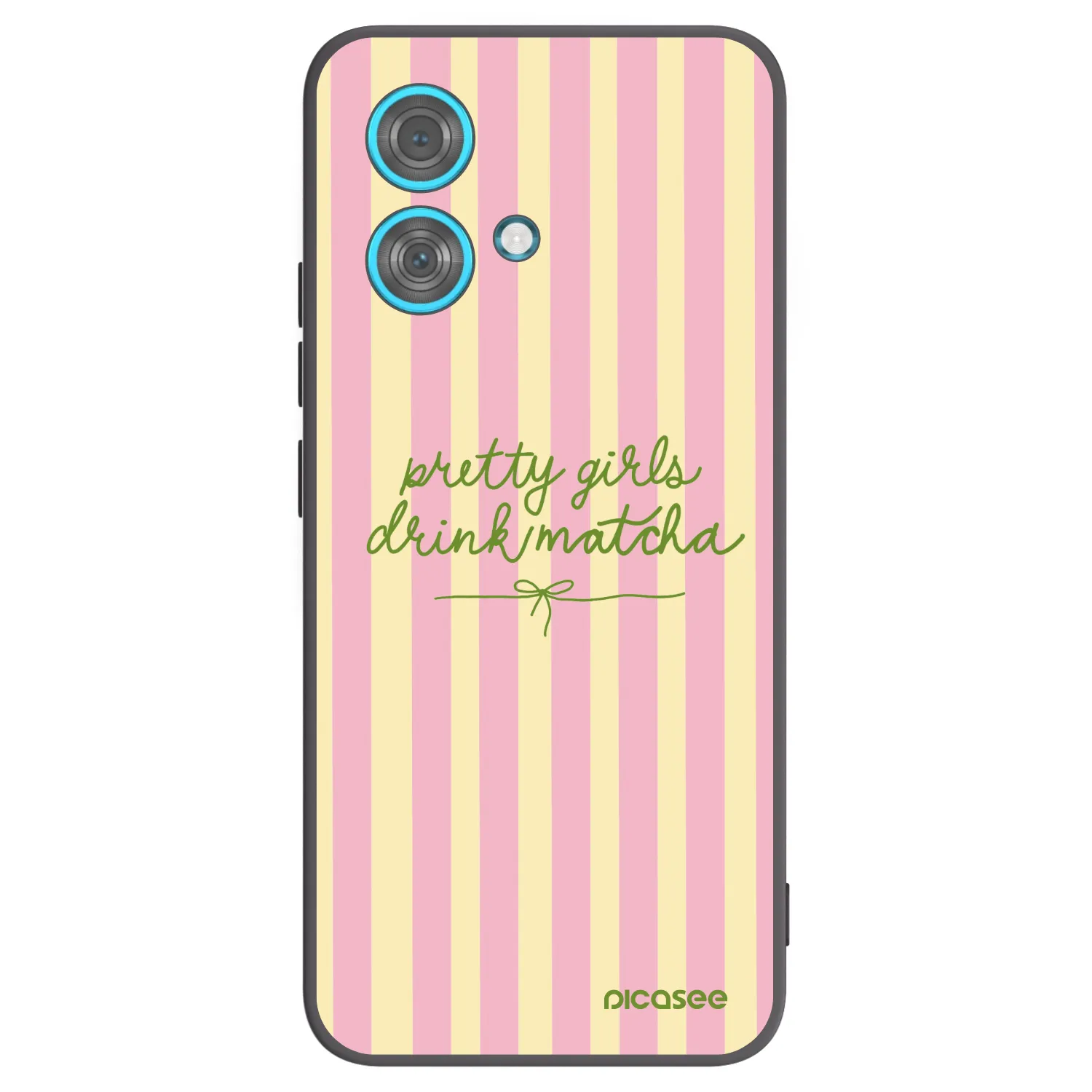 Picasee fekete szilikon tok az alábbi mobiltelefonokra Motorola Edge 40 Neo - Pretty matcha