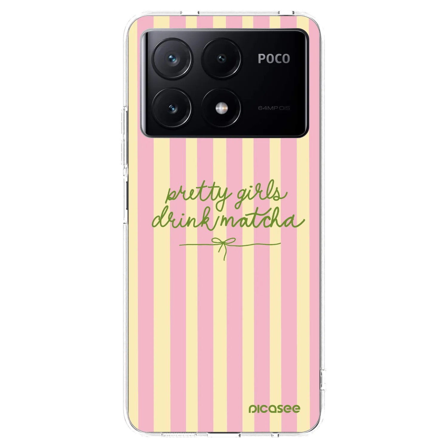 Picasee átlátszó szilikon tok az alábbi mobiltelefonokra Xiaomi Poco X6 Pro - Pretty matcha