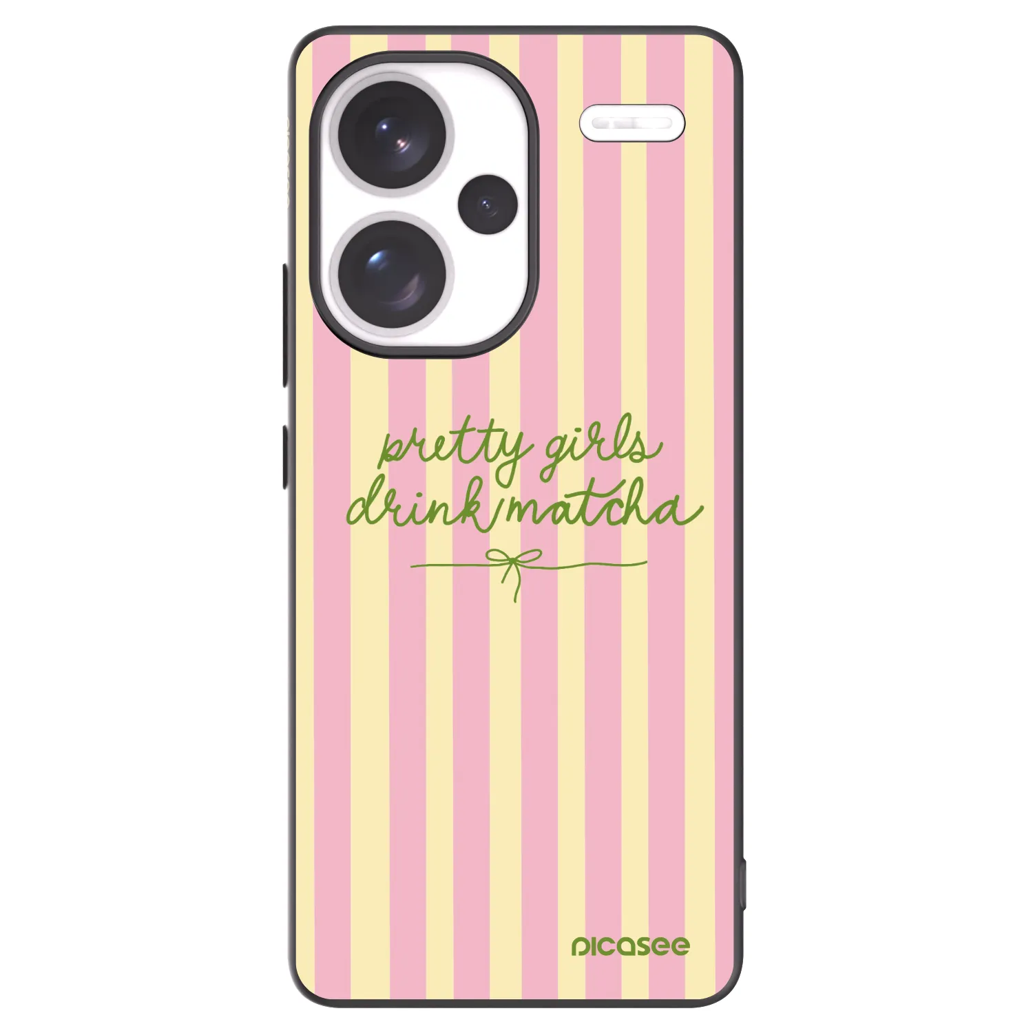 Picasee fekete szilikon tok az alábbi mobiltelefonokra Xiaomi Redmi Note 13 Pro+ 5G - Pretty matcha