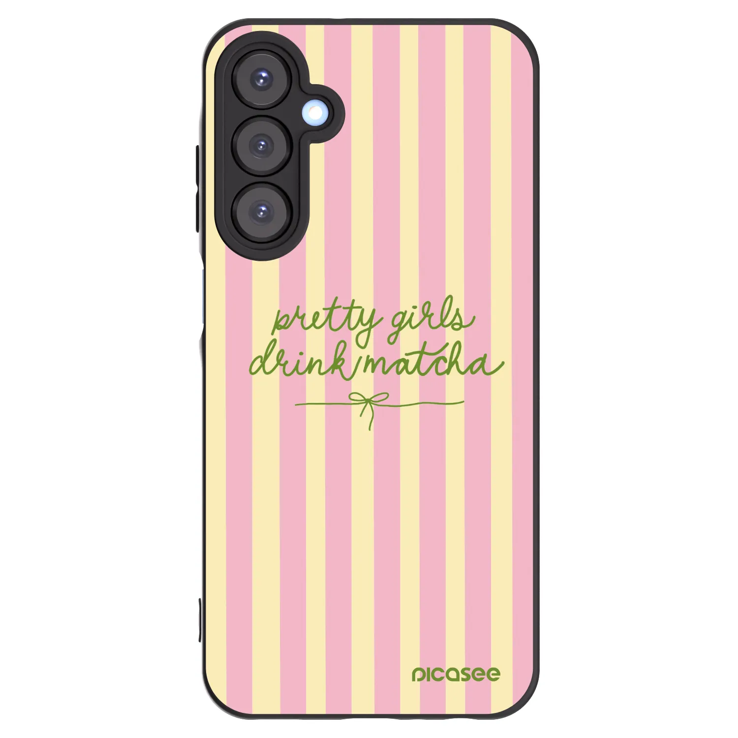 Picasee fekete szilikon tok az alábbi mobiltelefonokra Samsung Galaxy A25 A256B 5G - Pretty matcha