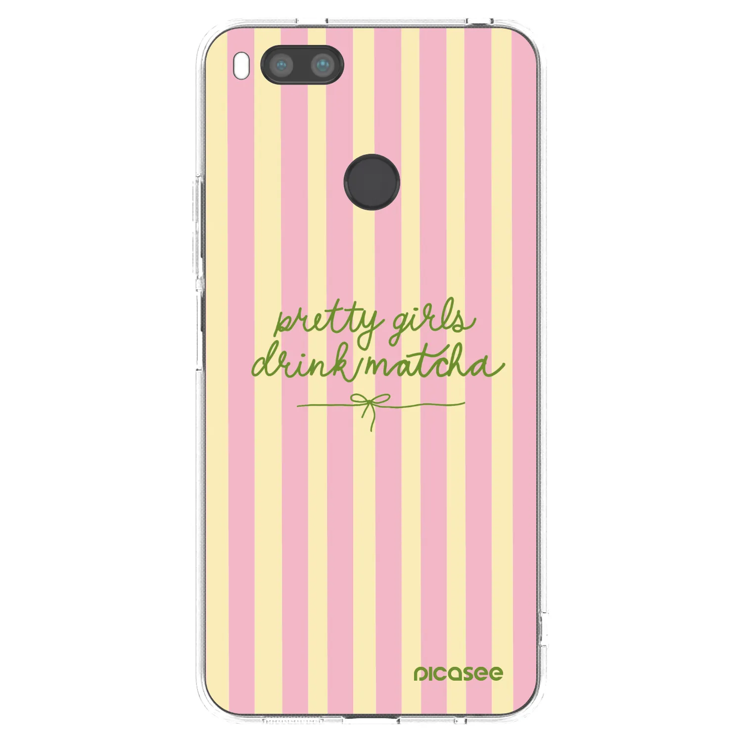 Picasee átlátszó szilikon tok az alábbi mobiltelefonokra Xiaomi Mi A1 Global - Pretty matcha