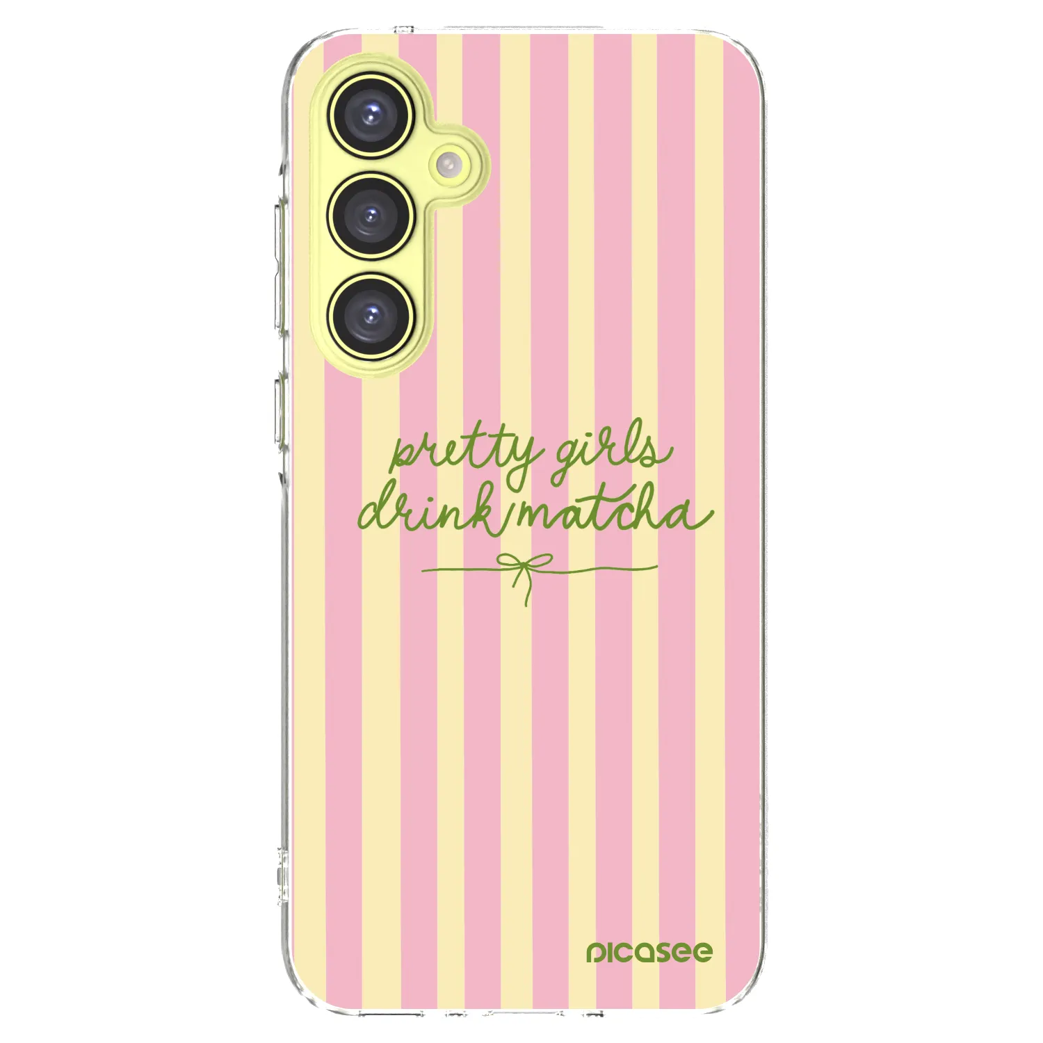 Picasee átlátszó szilikon tok az alábbi mobiltelefonokra Samsung Galaxy A35 5G A356B - Pretty matcha