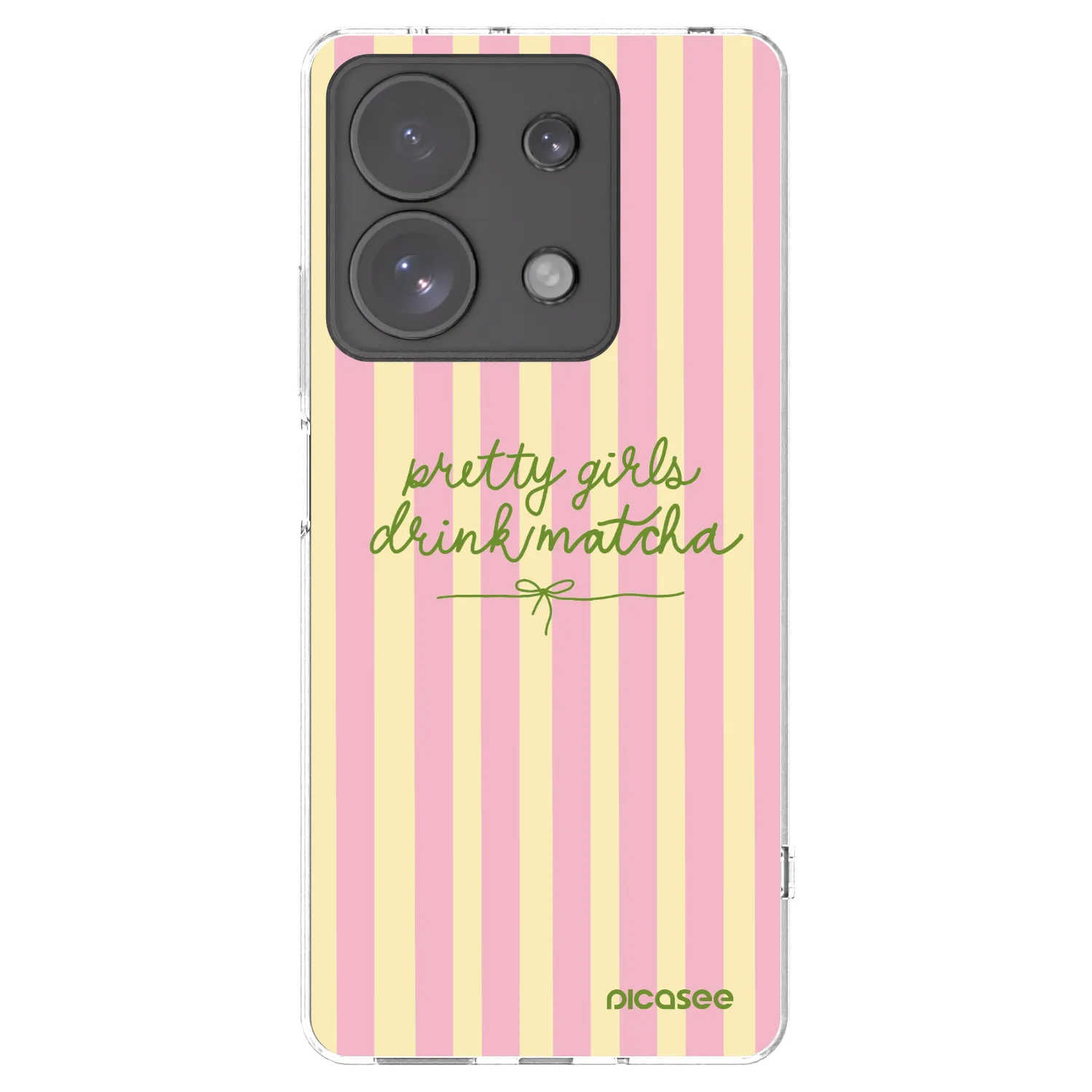 Picasee átlátszó szilikon tok az alábbi mobiltelefonokra Xiaomi Redmi Note 13 Pro 4G - Pretty matcha