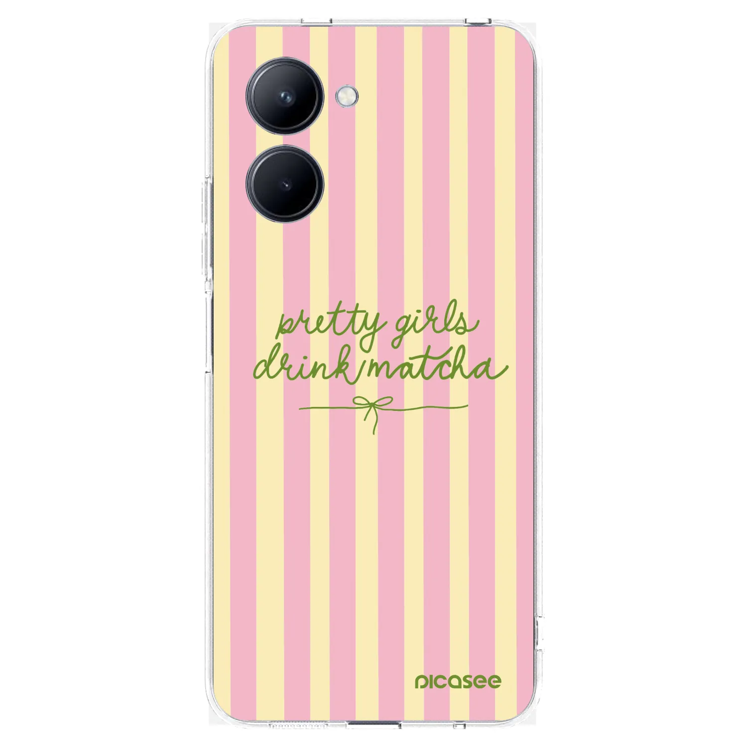 Picasee átlátszó szilikon tok az alábbi mobiltelefonokra Realme C33 (2023) - Pretty matcha