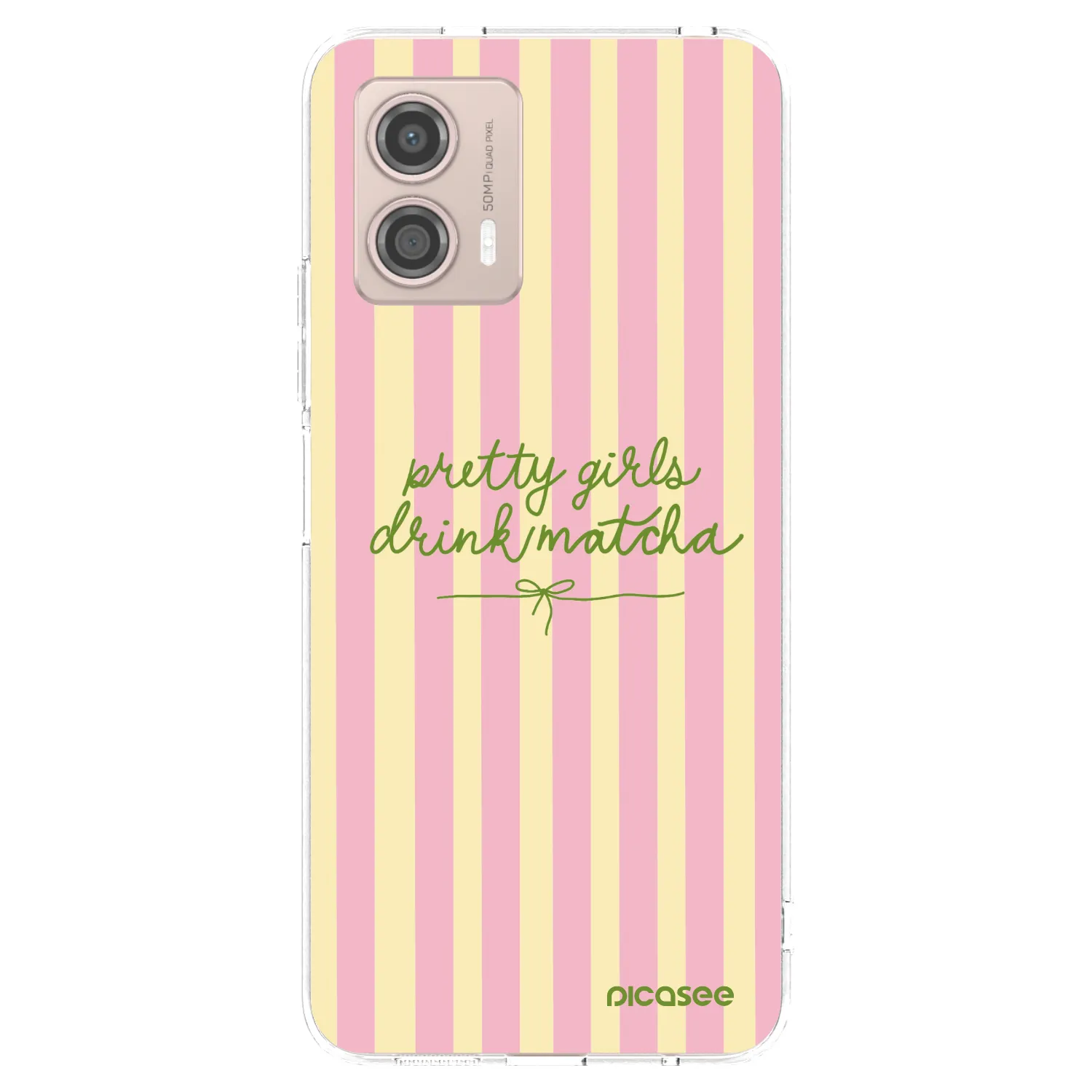 Picasee átlátszó szilikon tok az alábbi mobiltelefonokra Motorola Moto G53 5G - Pretty matcha