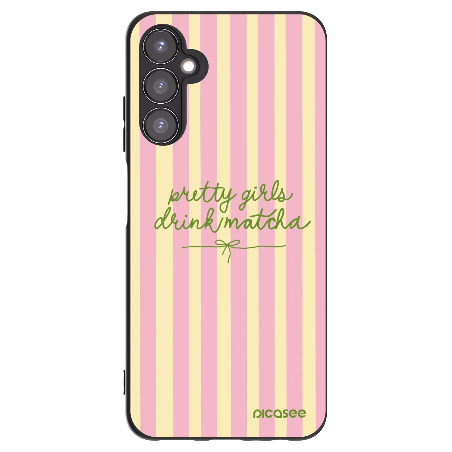 Picasee fekete szilikon tok az alábbi mobiltelefonokra Samsung Galaxy A05s A057G - Pretty matcha