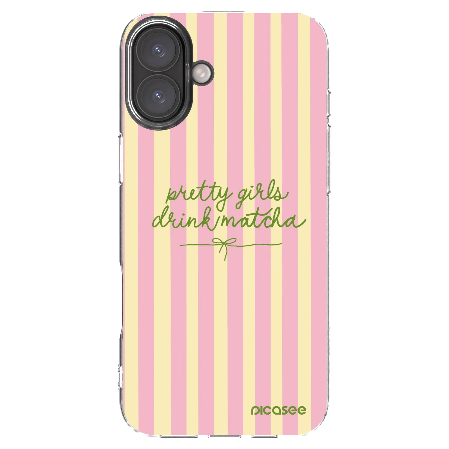 Picasee átlátszó szilikon tok az alábbi mobiltelefonokra Apple iPhone 16 Plus - Pretty matcha