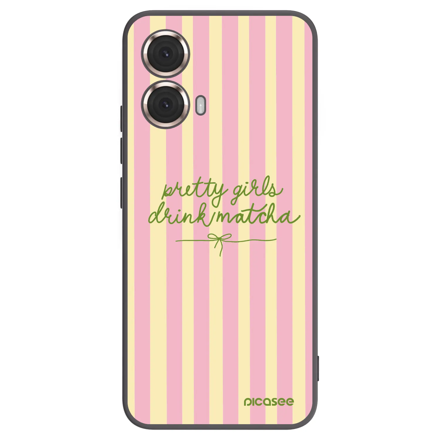 Picasee fekete szilikon tok az alábbi mobiltelefonokra Motorola Moto G85 - Pretty matcha