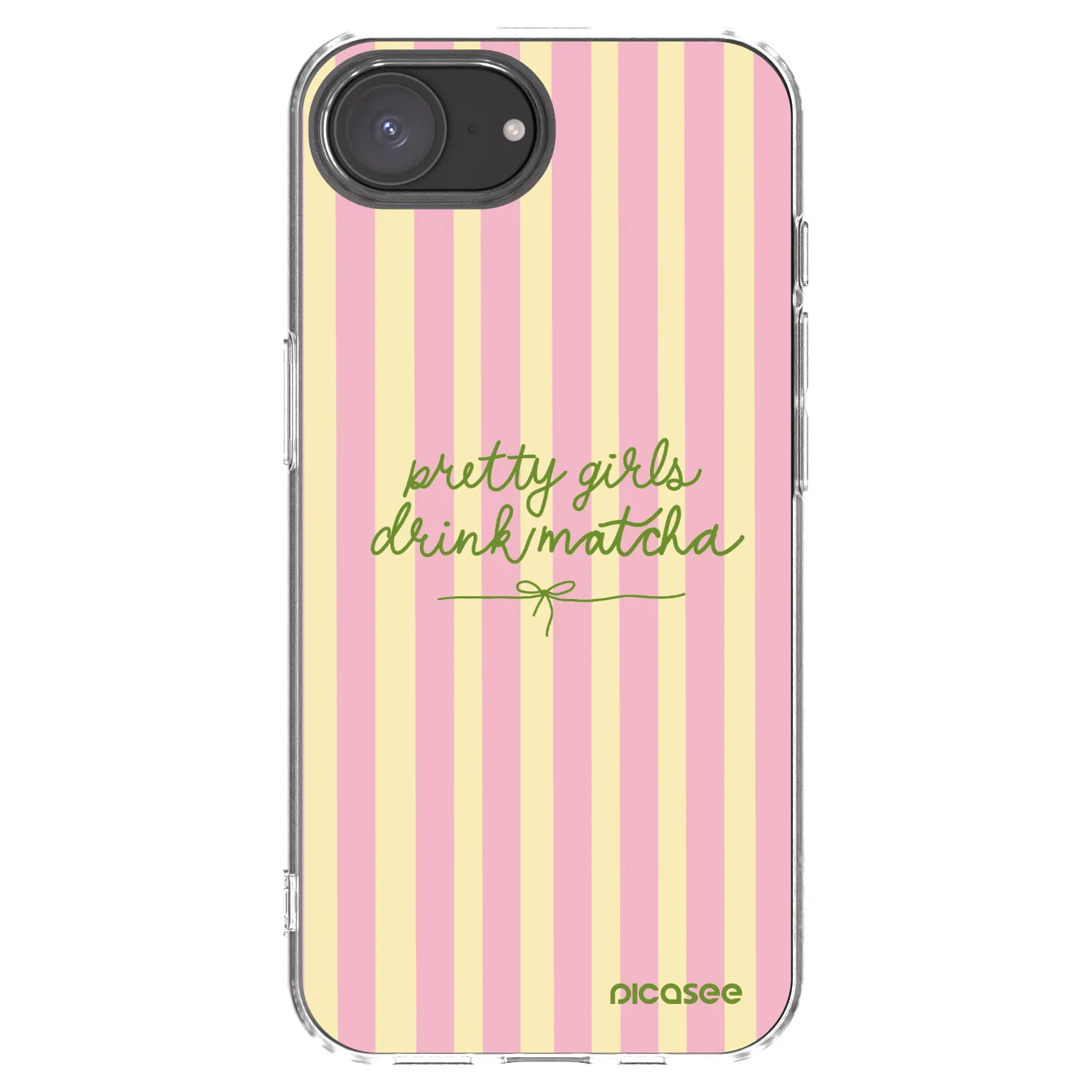 Picasee átlátszó szilikon tok az alábbi mobiltelefonokra Apple iPhone 16e - Pretty matcha