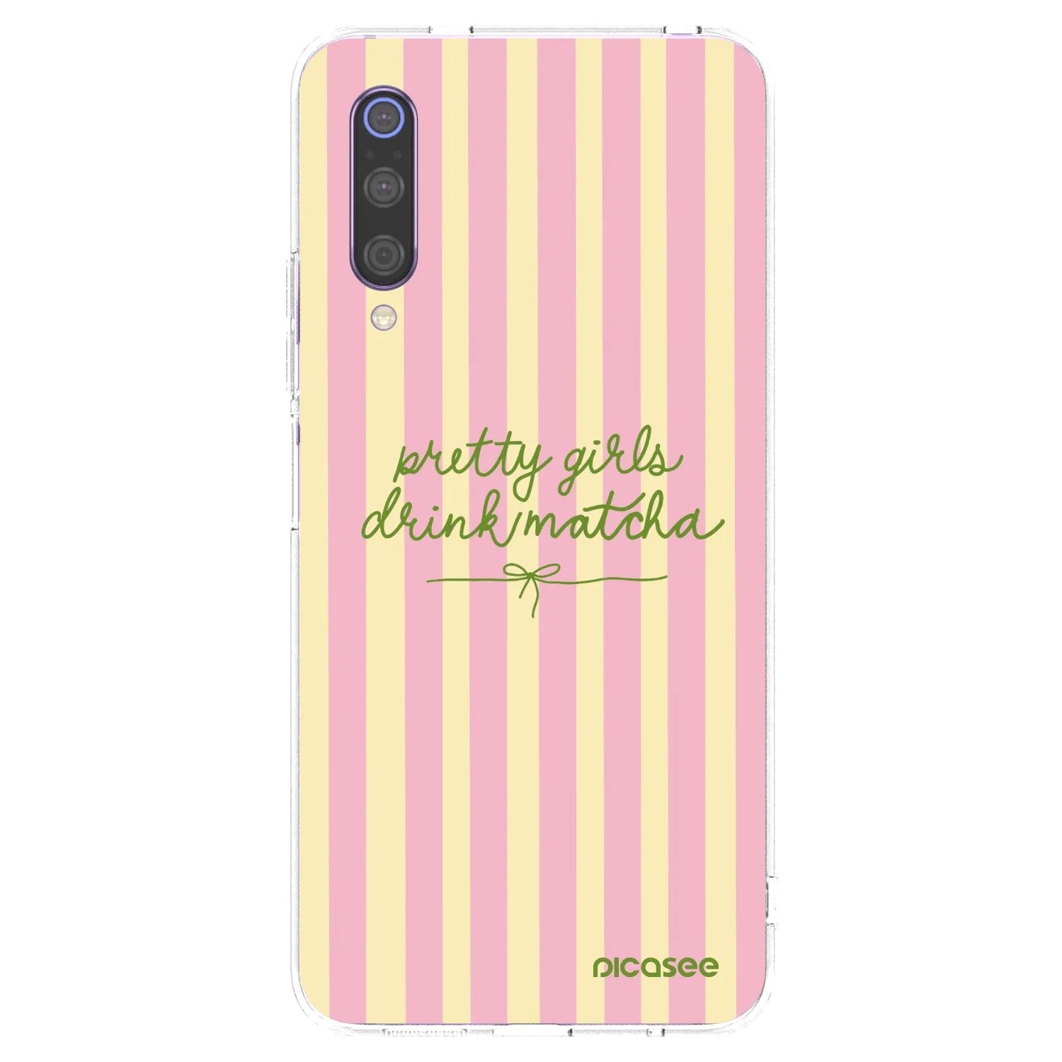 Picasee átlátszó szilikon tok az alábbi mobiltelefonokra Xiaomi Mi 9 - Pretty matcha
