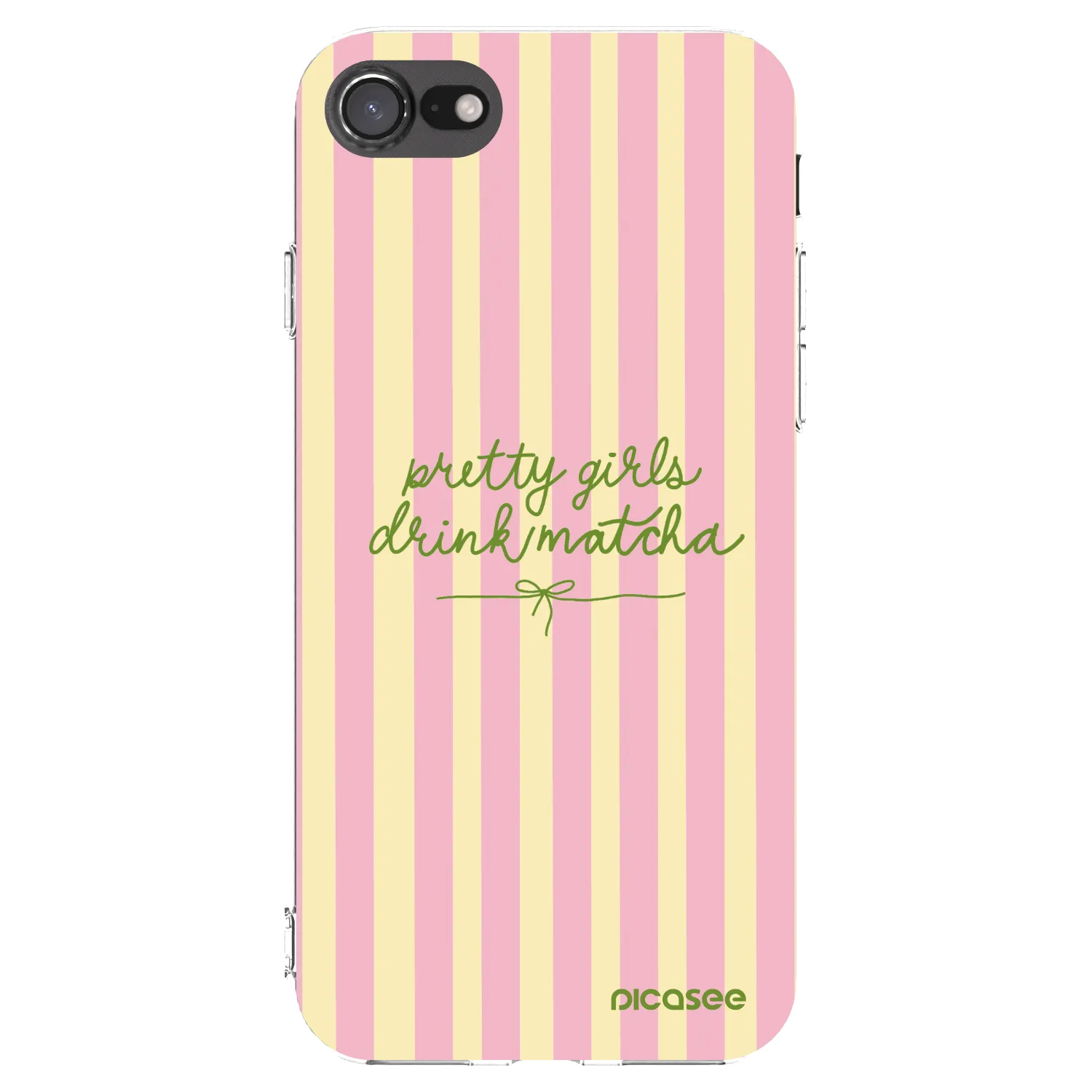 Picasee átlátszó szilikon tok az alábbi mobiltelefonokra Apple iPhone 7 - Pretty matcha
