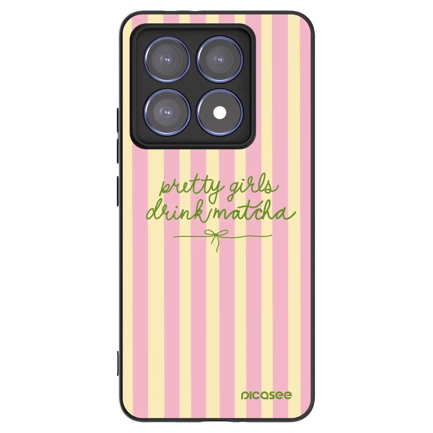 Picasee fekete szilikon tok az alábbi mobiltelefonokra Xiaomi 14T Pro - Pretty matcha