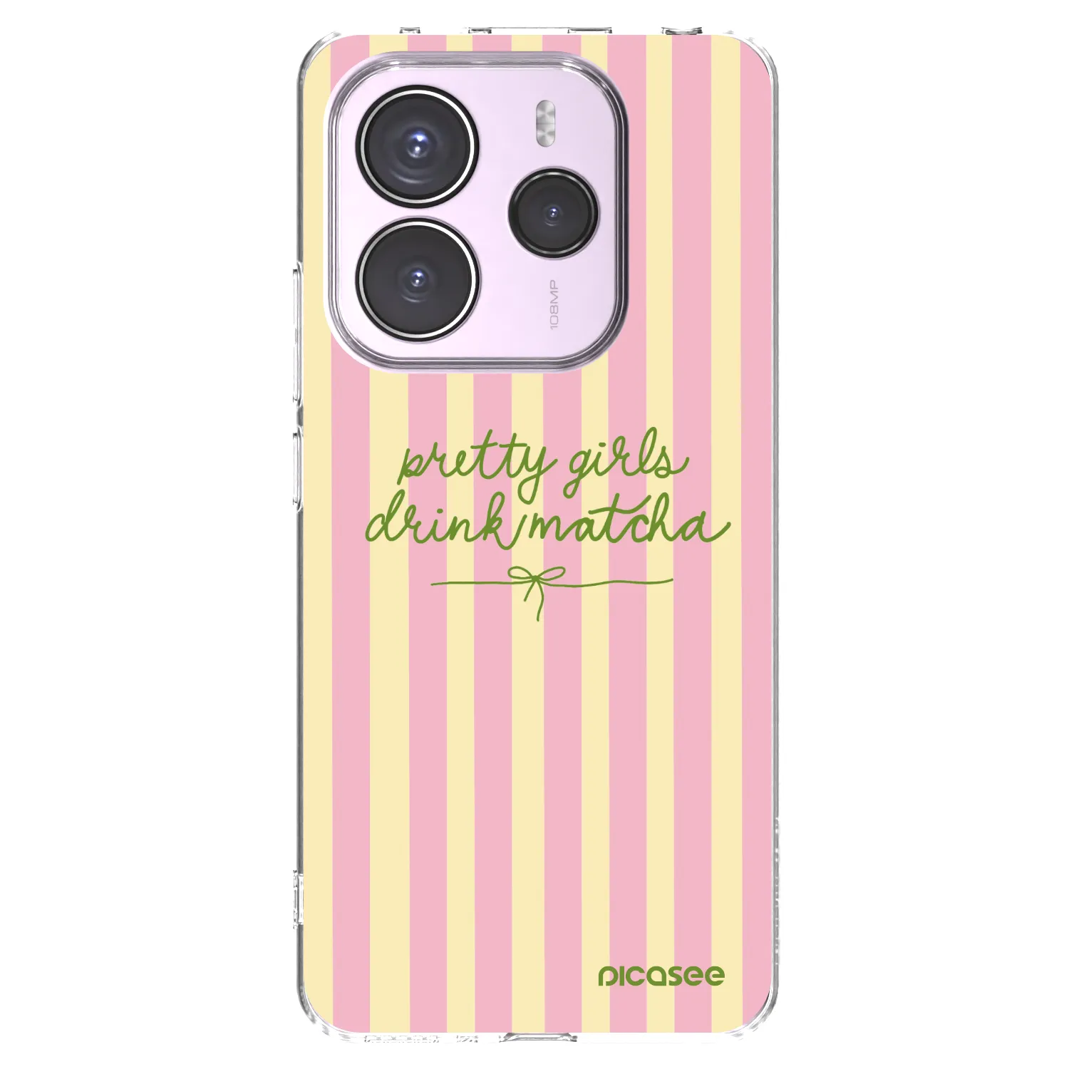 Picasee átlátszó szilikon tok az alábbi mobiltelefonokra Xiaomi Redmi Note 14 5G - Pretty matcha