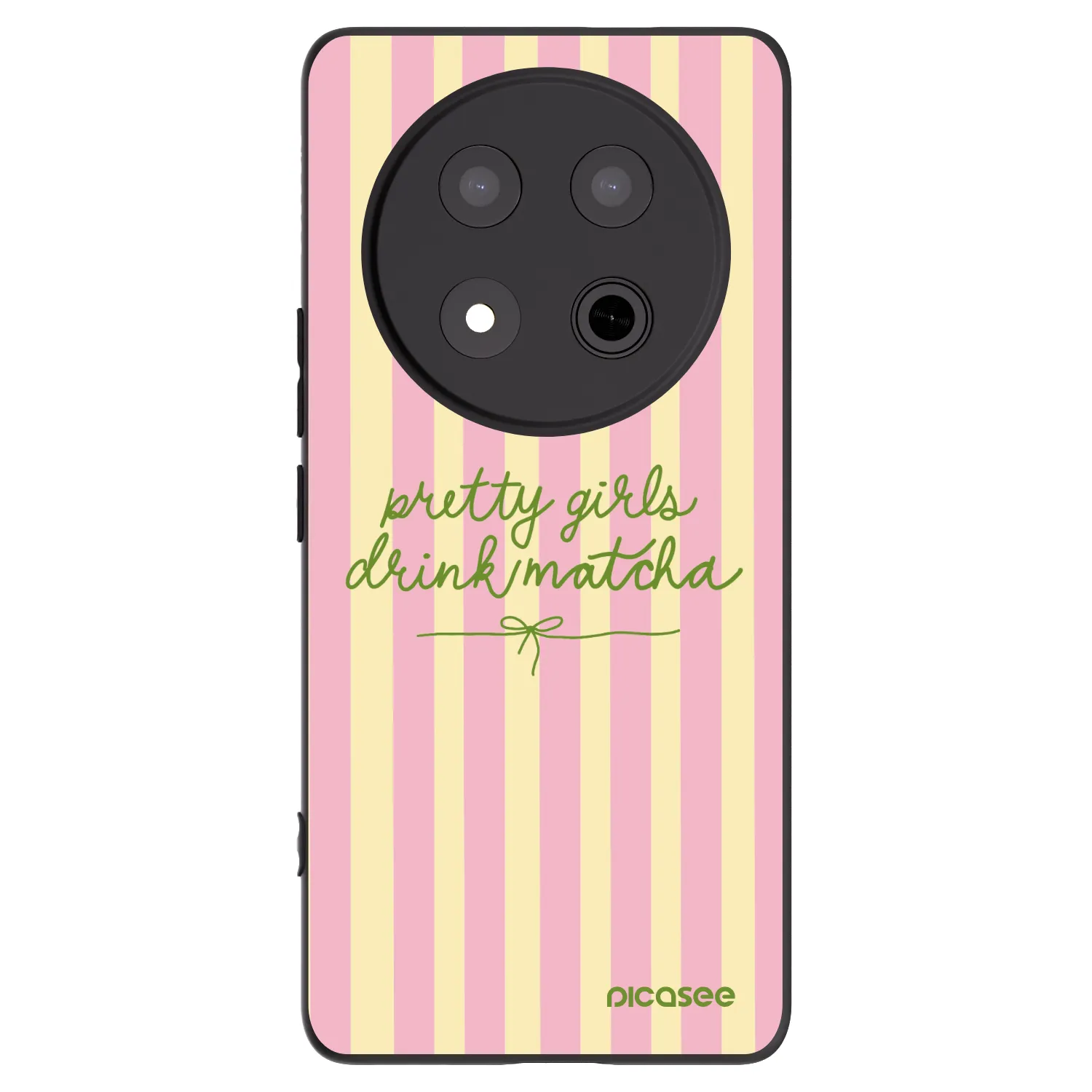 Picasee fekete szilikon tok az alábbi mobiltelefonokra Honor Magic7 Lite 5G - Pretty matcha