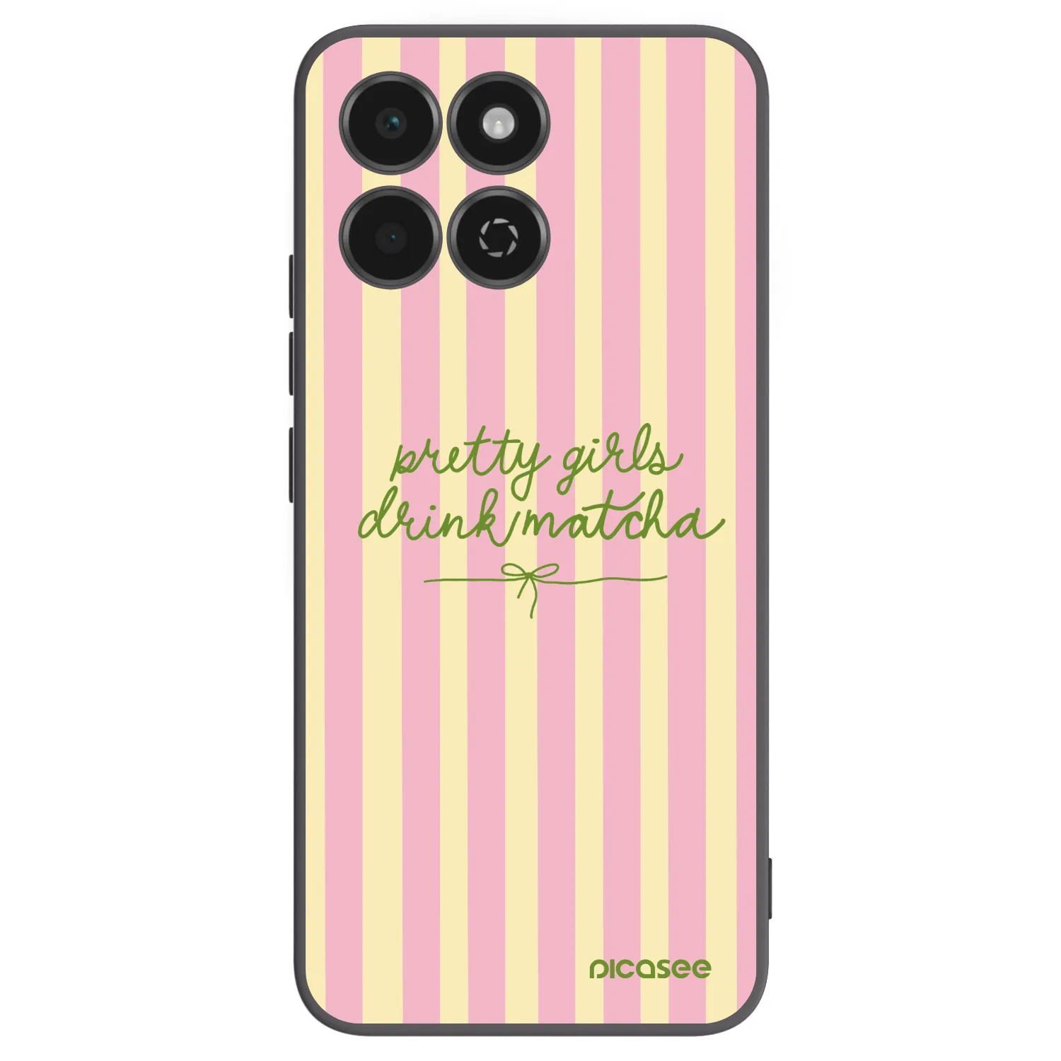 Picasee fekete szilikon tok az alábbi mobiltelefonokra Honor 200 Smart 5G - Pretty matcha