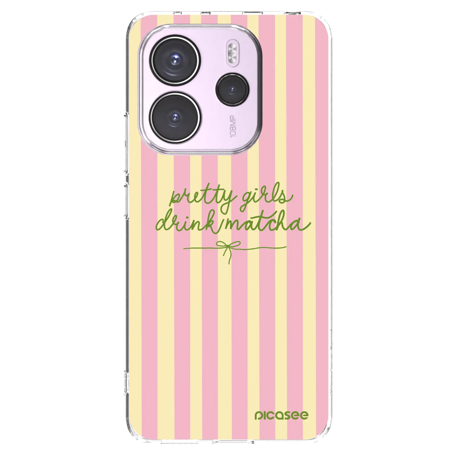 Picasee átlátszó szilikon tok az alábbi mobiltelefonokra Xiaomi Redmi Note 14 4G - Pretty matcha