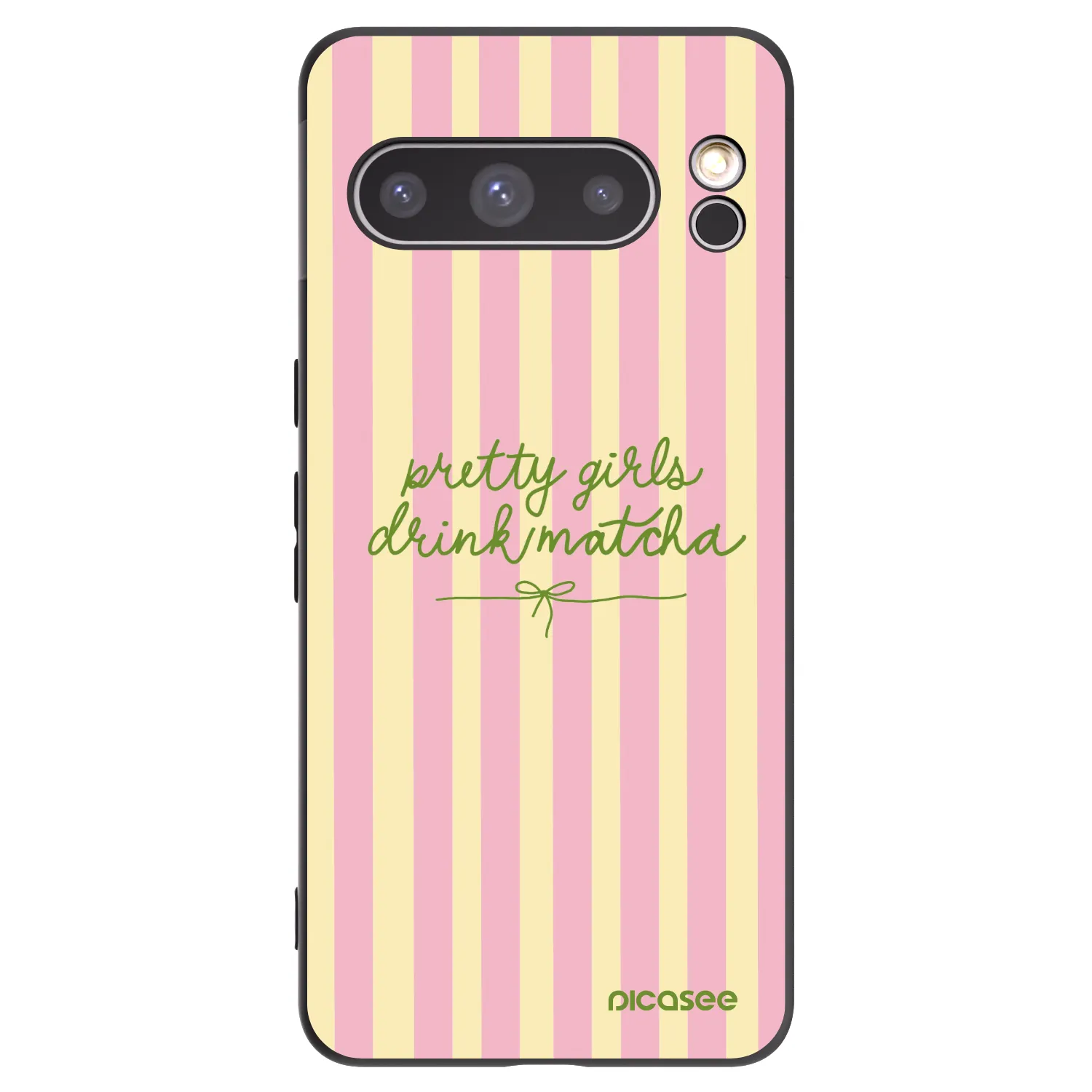 Picasee fekete szilikon tok az alábbi mobiltelefonokra Google Pixel 8 Pro - Pretty matcha