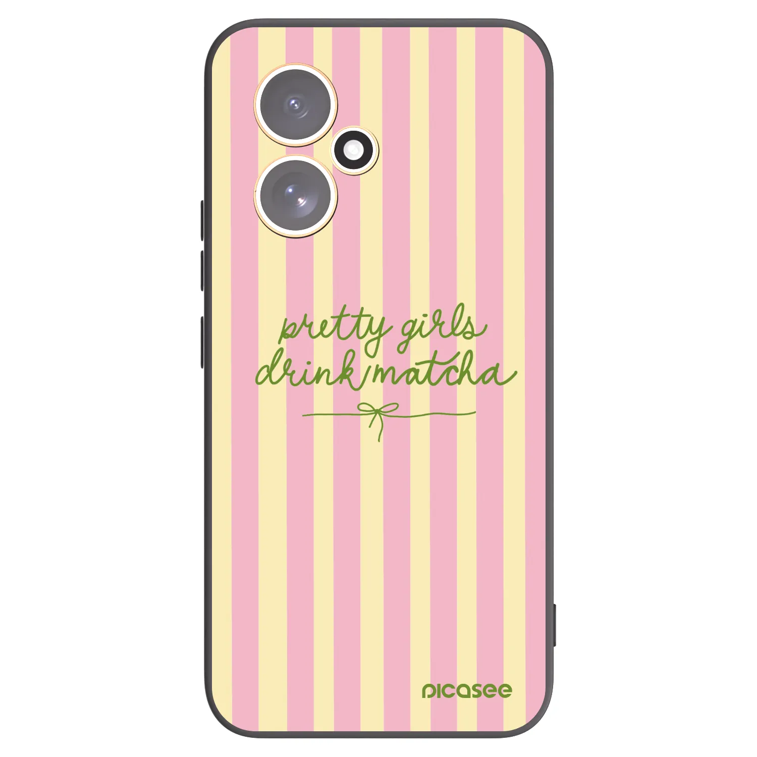 Picasee fekete szilikon tok az alábbi mobiltelefonokra Honor 400 5G - Pretty matcha
