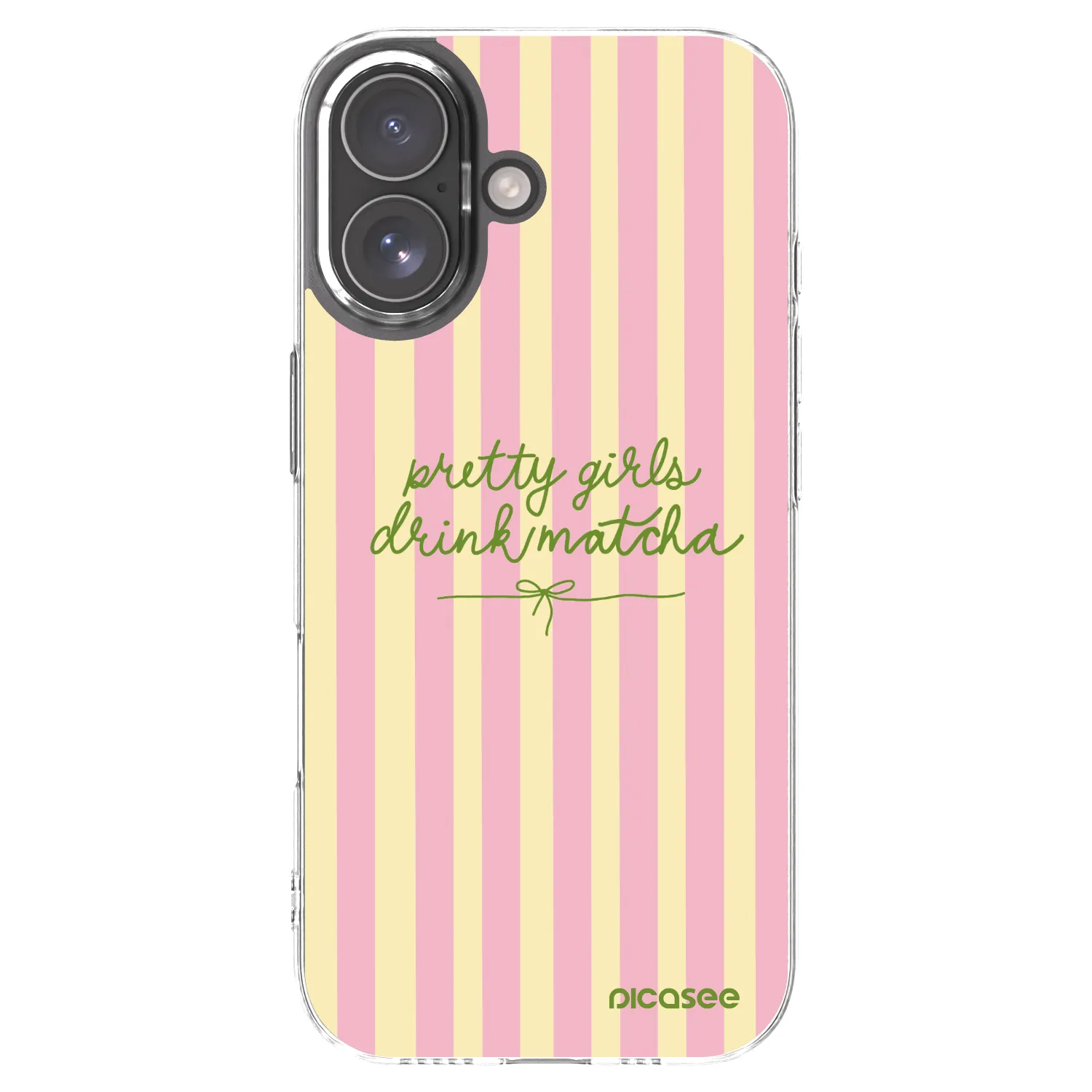 Picasee átlátszó szilikon tok az alábbi mobiltelefonokra Apple iPhone 17 - Pretty matcha