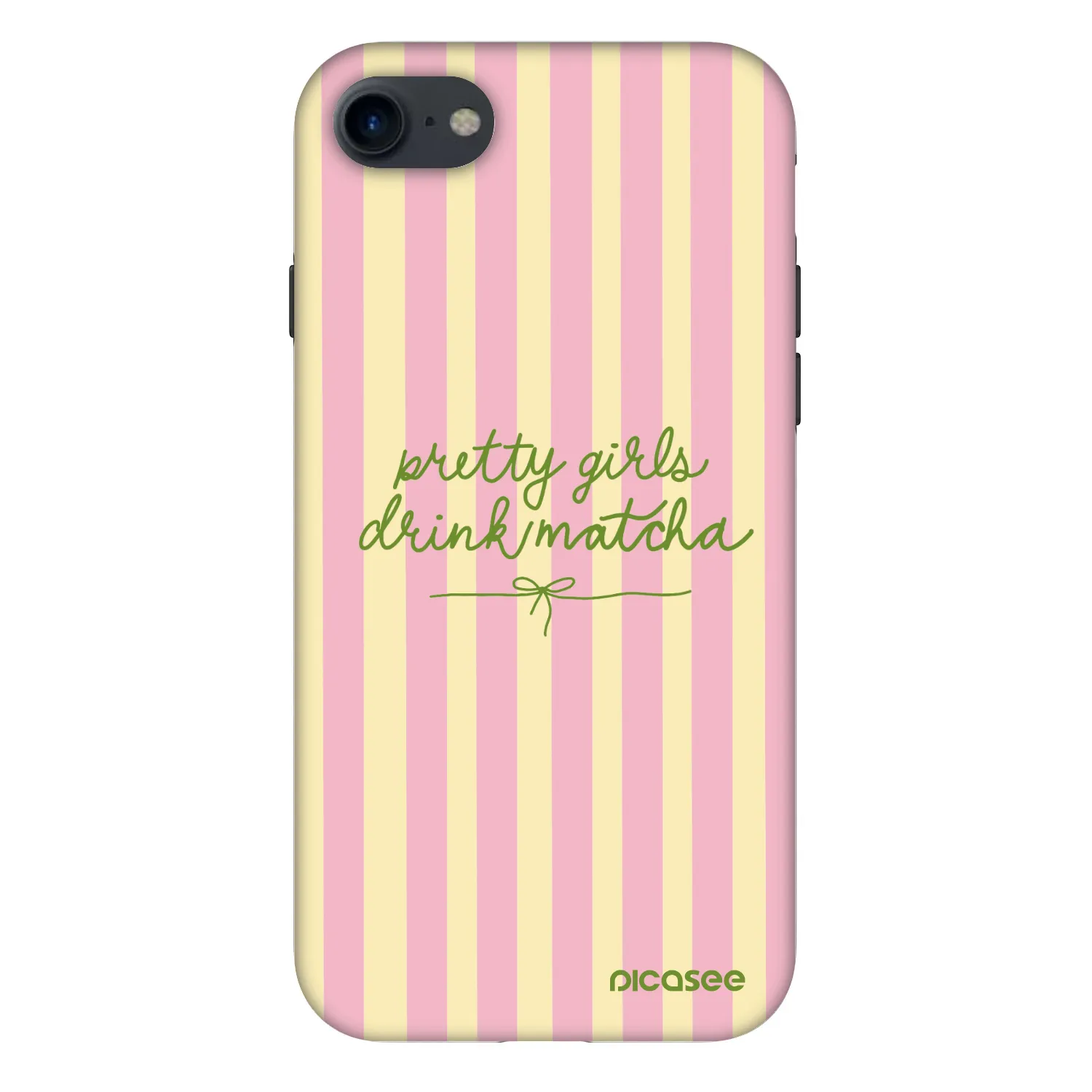 Picasee Fashion Case Apple iPhone SE 2020 - Pretty matcha