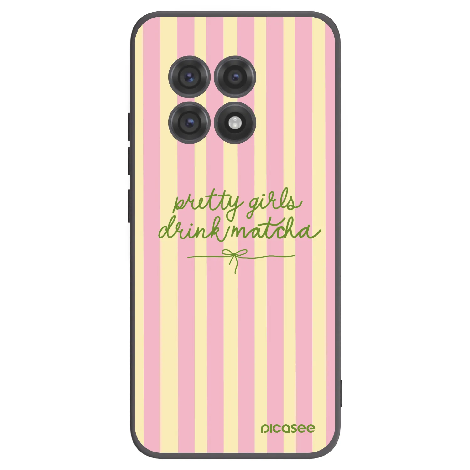 Picasee fekete szilikon tok az alábbi mobiltelefonokra OnePlus 13R 5G - Pretty matcha