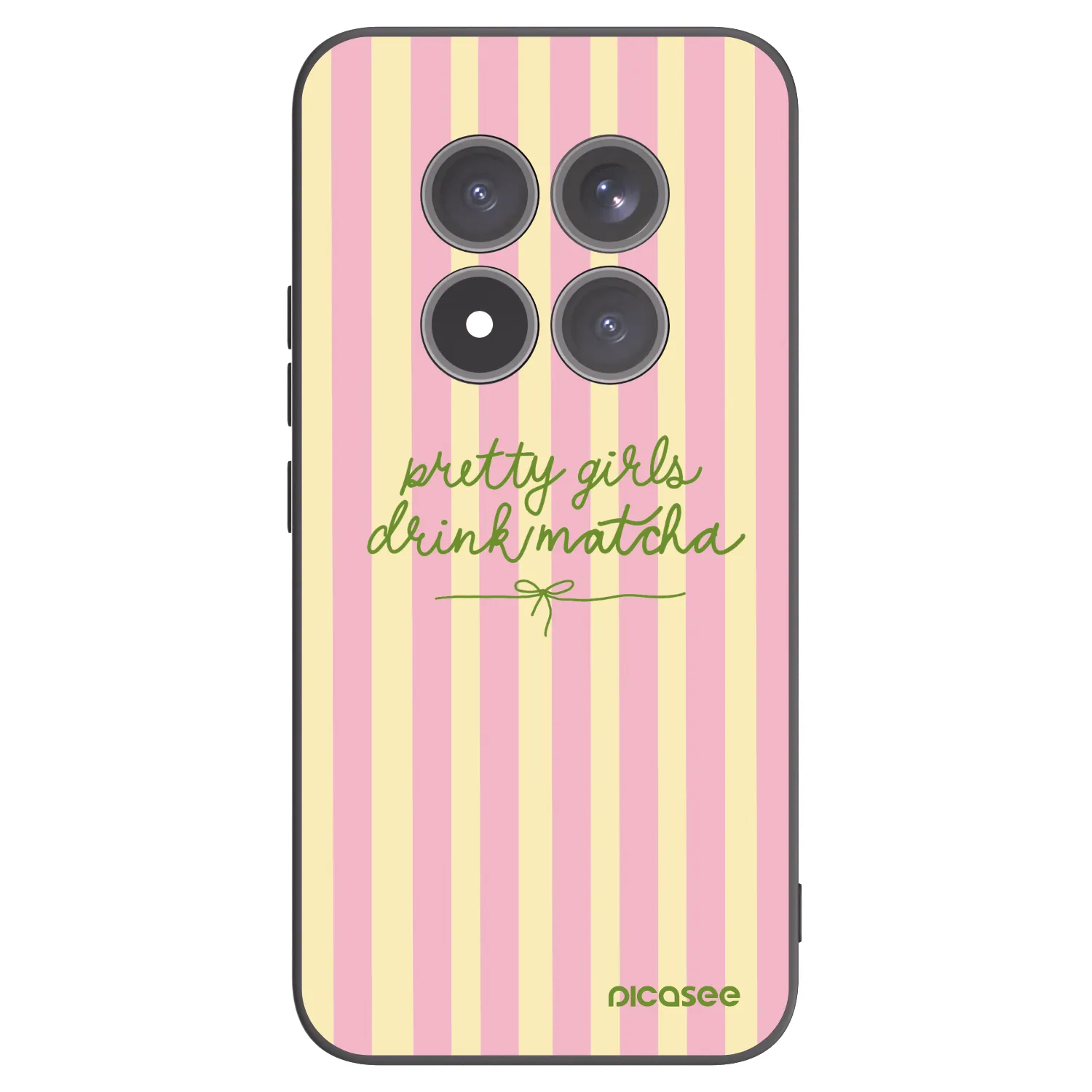Picasee fekete szilikon tok az alábbi mobiltelefonokra Xiaomi Redmi Note 15 Pro+ - Pretty matcha