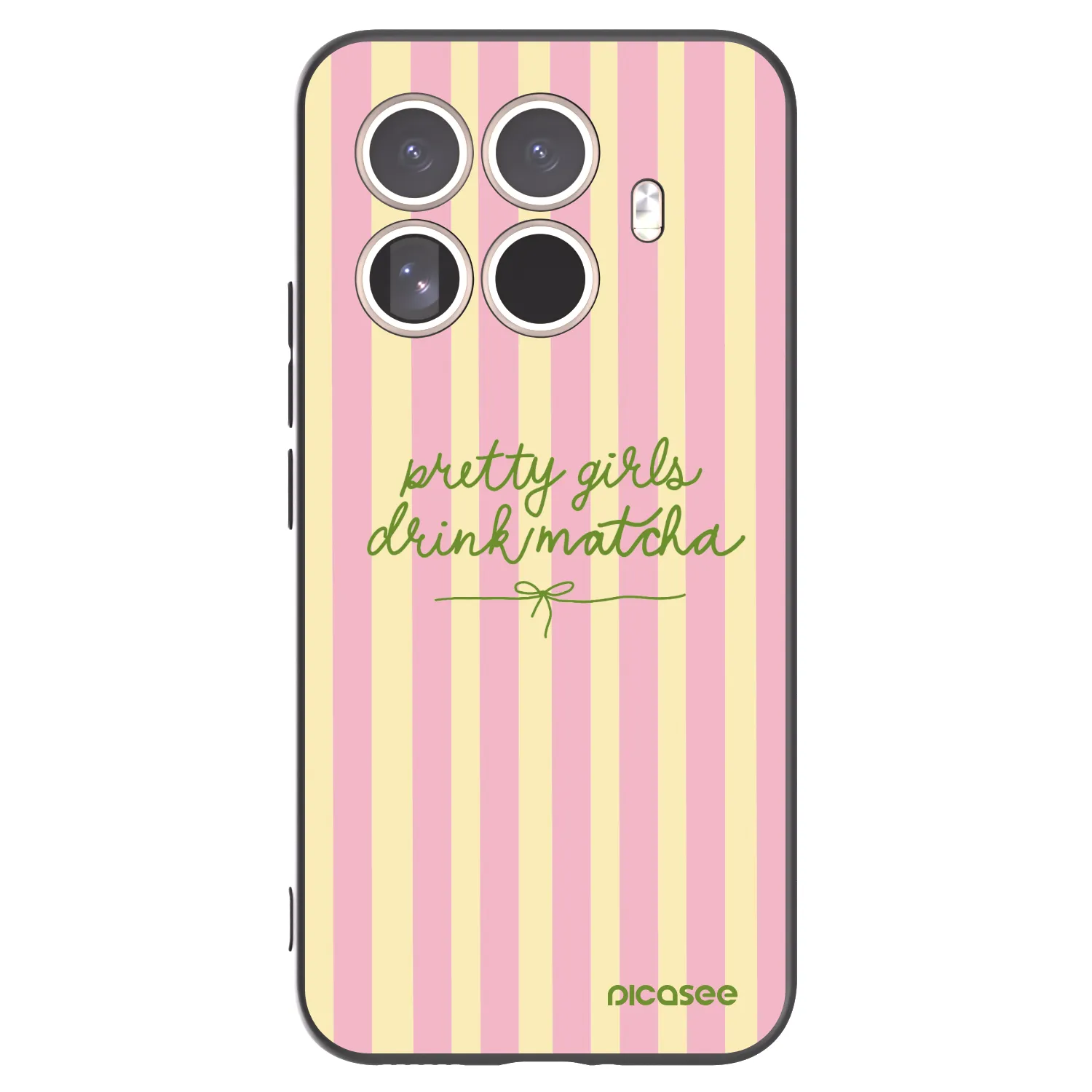 Picasee fekete szilikon tok az alábbi mobiltelefonokra Xiaomi 15T Pro - Pretty matcha
