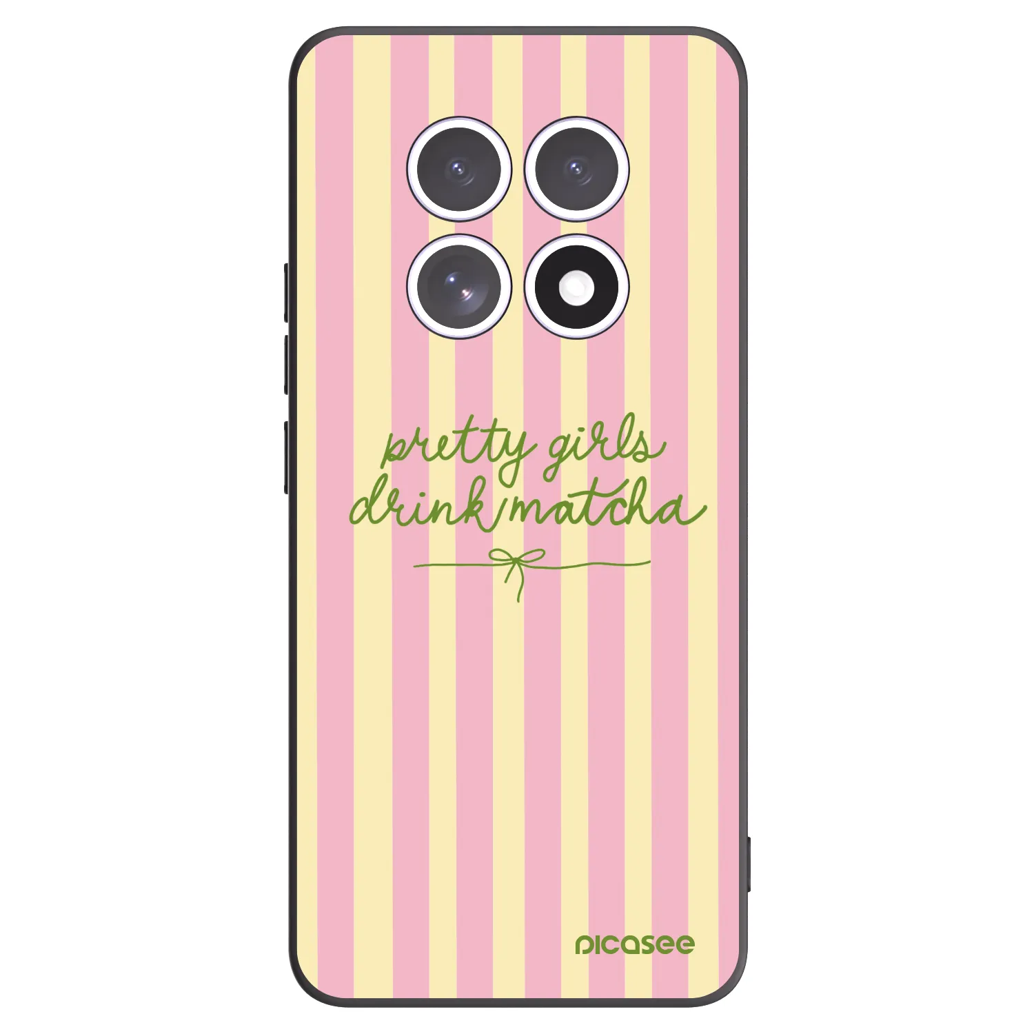 Picasee fekete szilikon tok az alábbi mobiltelefonokra Xiaomi Redmi Note 15 4G - Pretty matcha