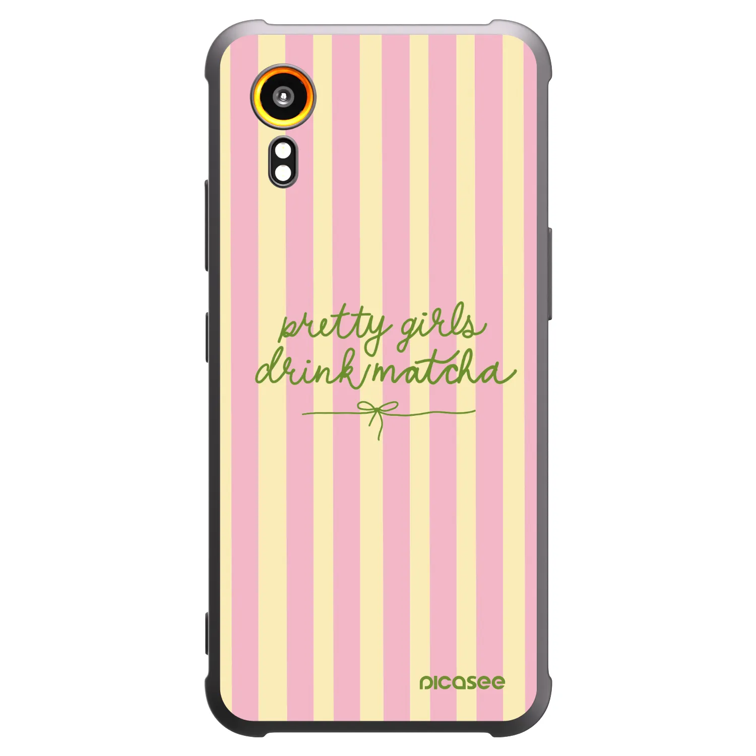 Picasee fekete szilikon tok az alábbi mobiltelefonokra Samsung Galaxy XCover 7 - Pretty matcha