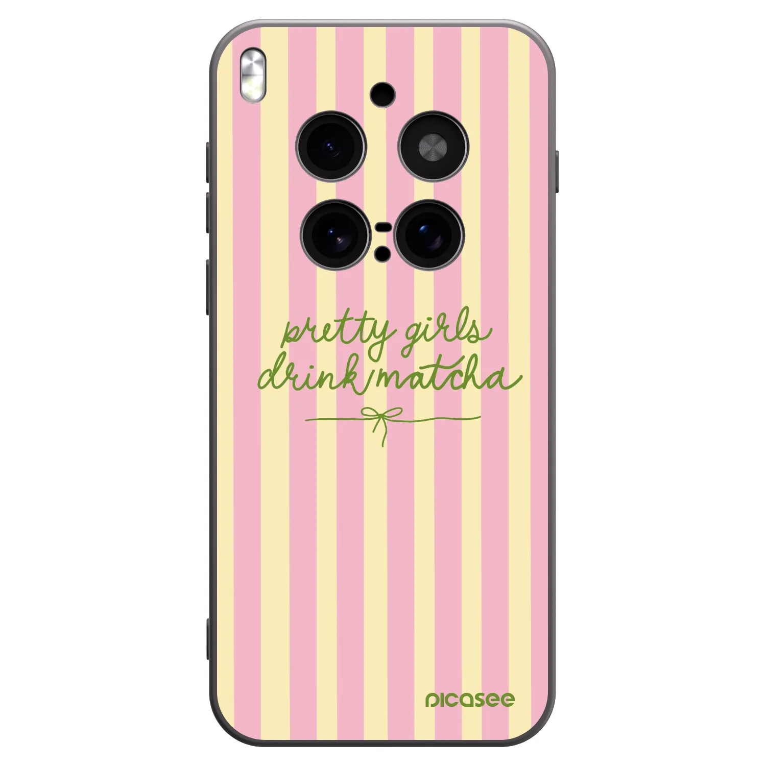 Picasee fekete szilikon tok az alábbi mobiltelefonokra Vivo X300 Pro - Pretty matcha