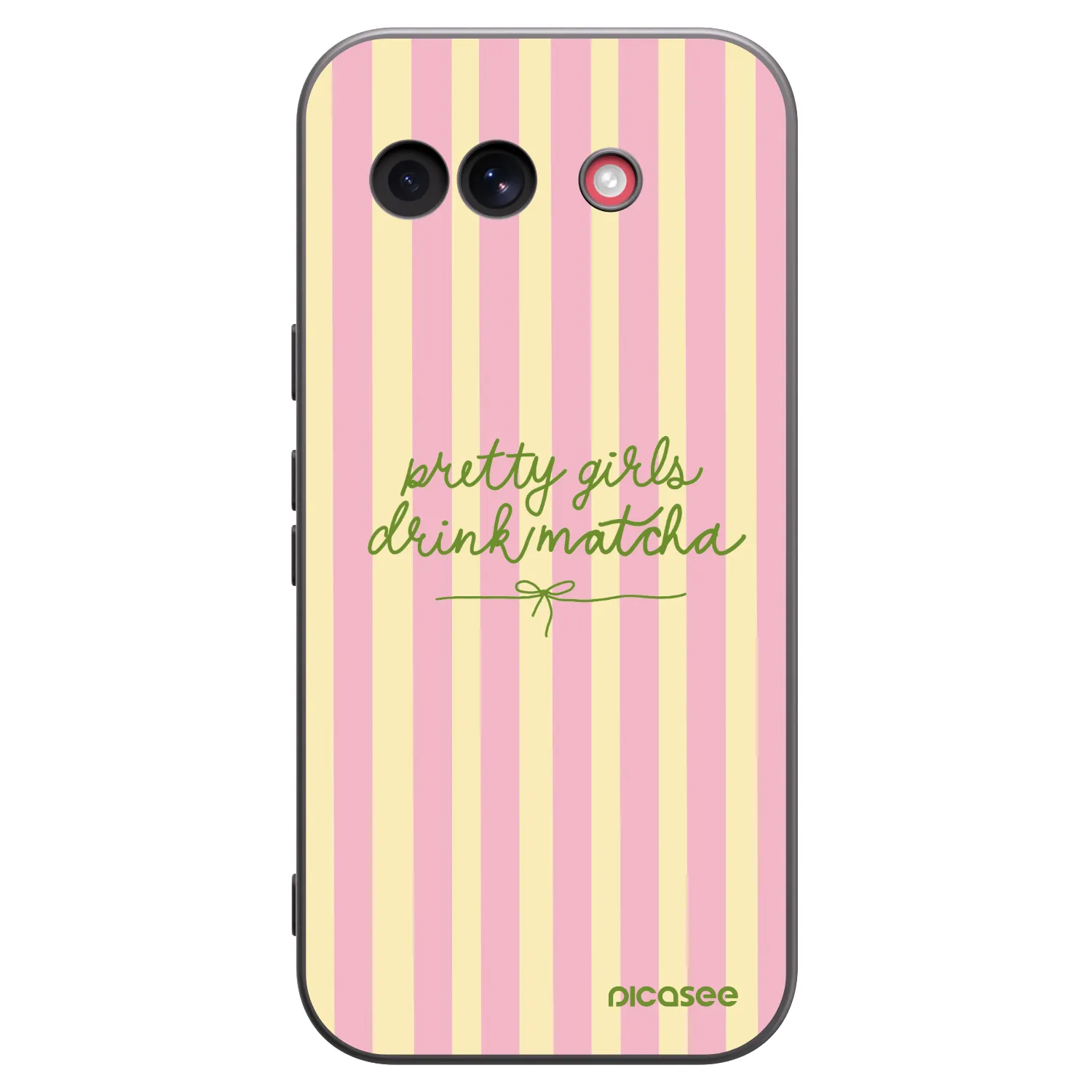 Picasee fekete szilikon tok az alábbi mobiltelefonokra Google Pixel 10a - Pretty matcha