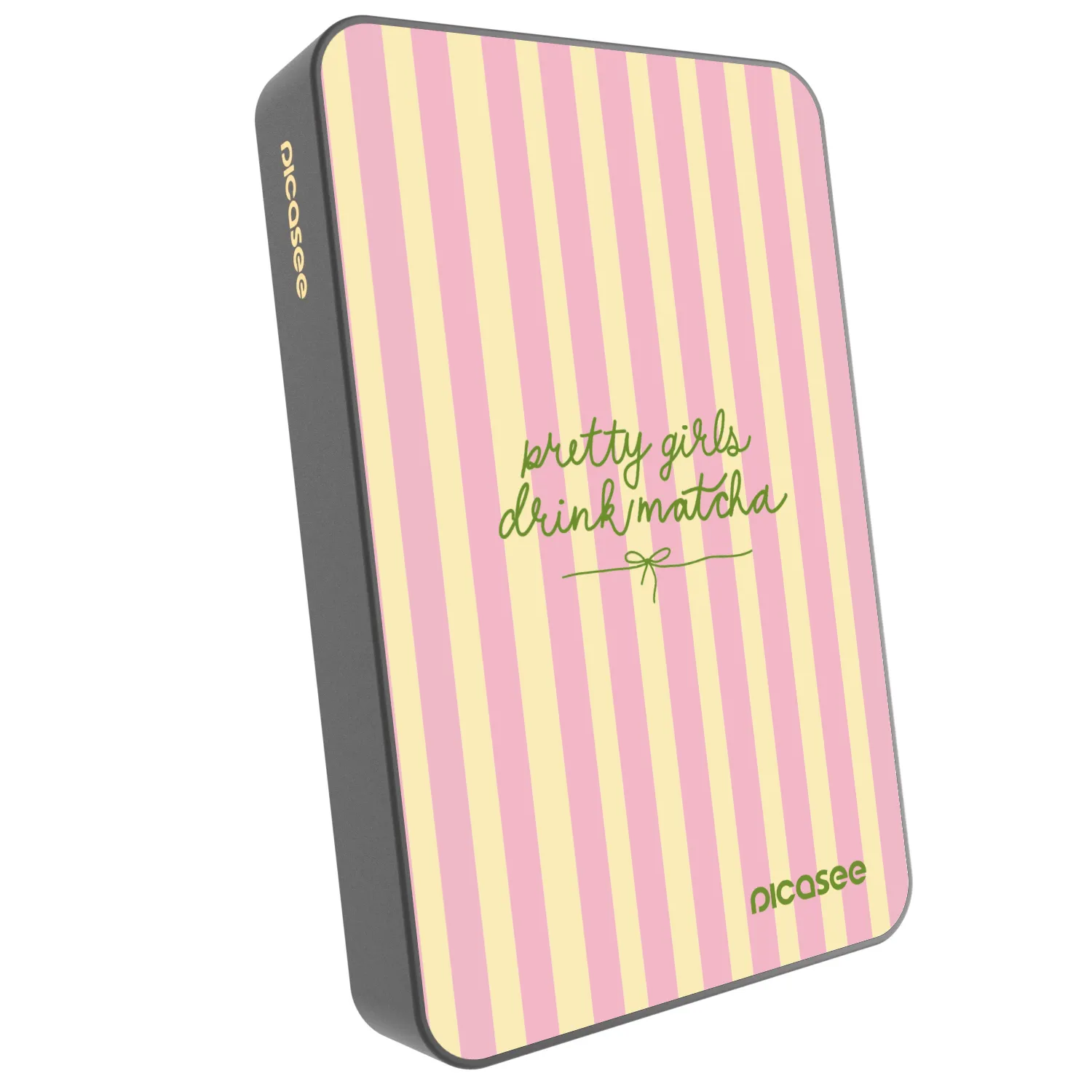 Picasee Powerbank MagSafe 10 000 mAh Szürke - Pretty matcha