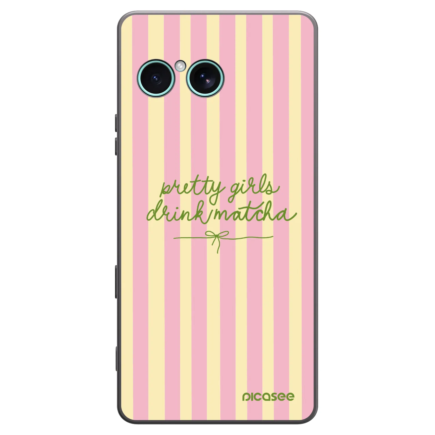Picasee fekete szilikon tok az alábbi mobiltelefonokra Sony Xperia 10 VII - Pretty matcha