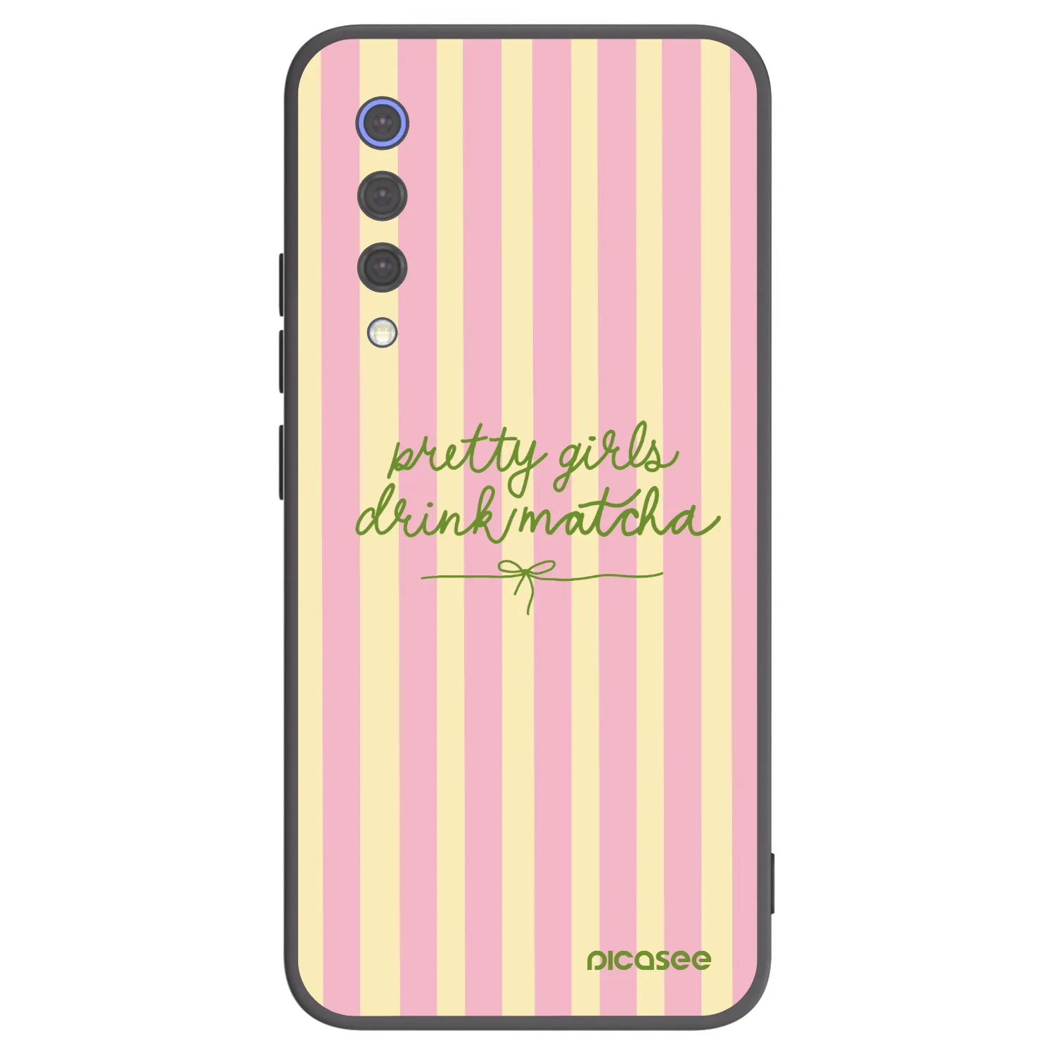 Picasee fekete szilikon tok az alábbi mobiltelefonokra Xiaomi Mi 9 SE - Pretty matcha