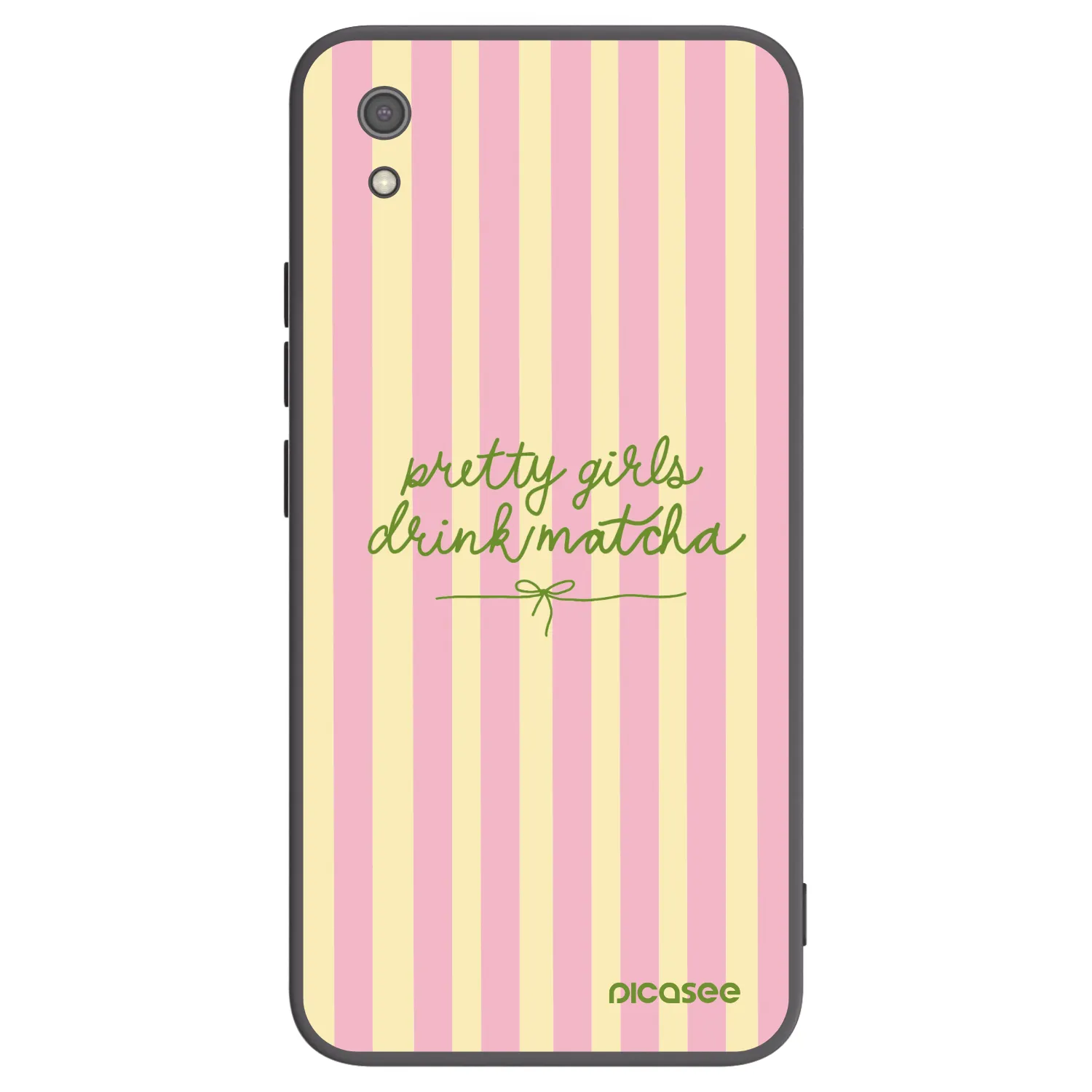 Picasee fekete szilikon tok az alábbi mobiltelefonokra Xiaomi Redmi 7A - Pretty matcha
