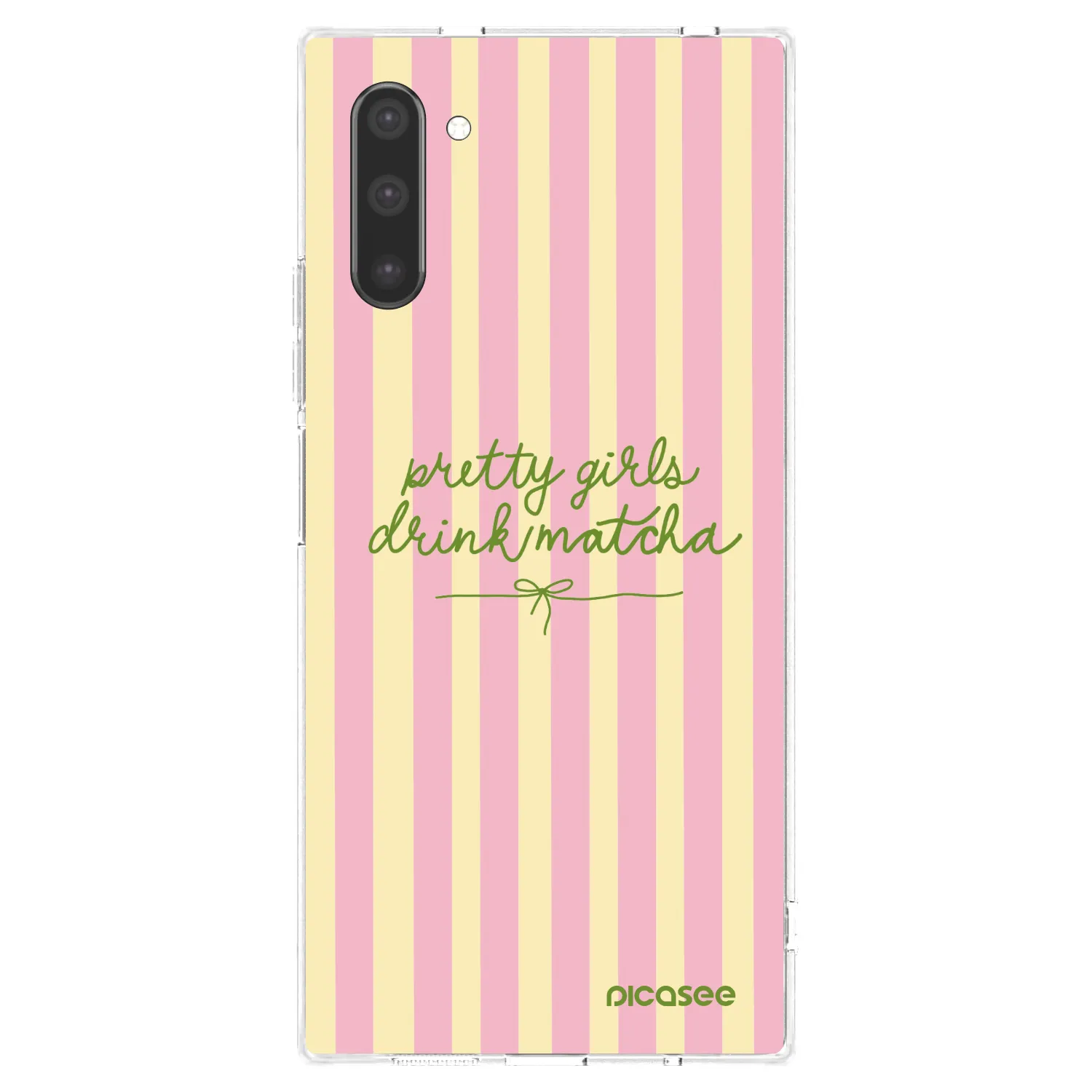 Picasee átlátszó szilikon tok az alábbi mobiltelefonokra Samsung Galaxy Note 10 N970F - Pretty matcha