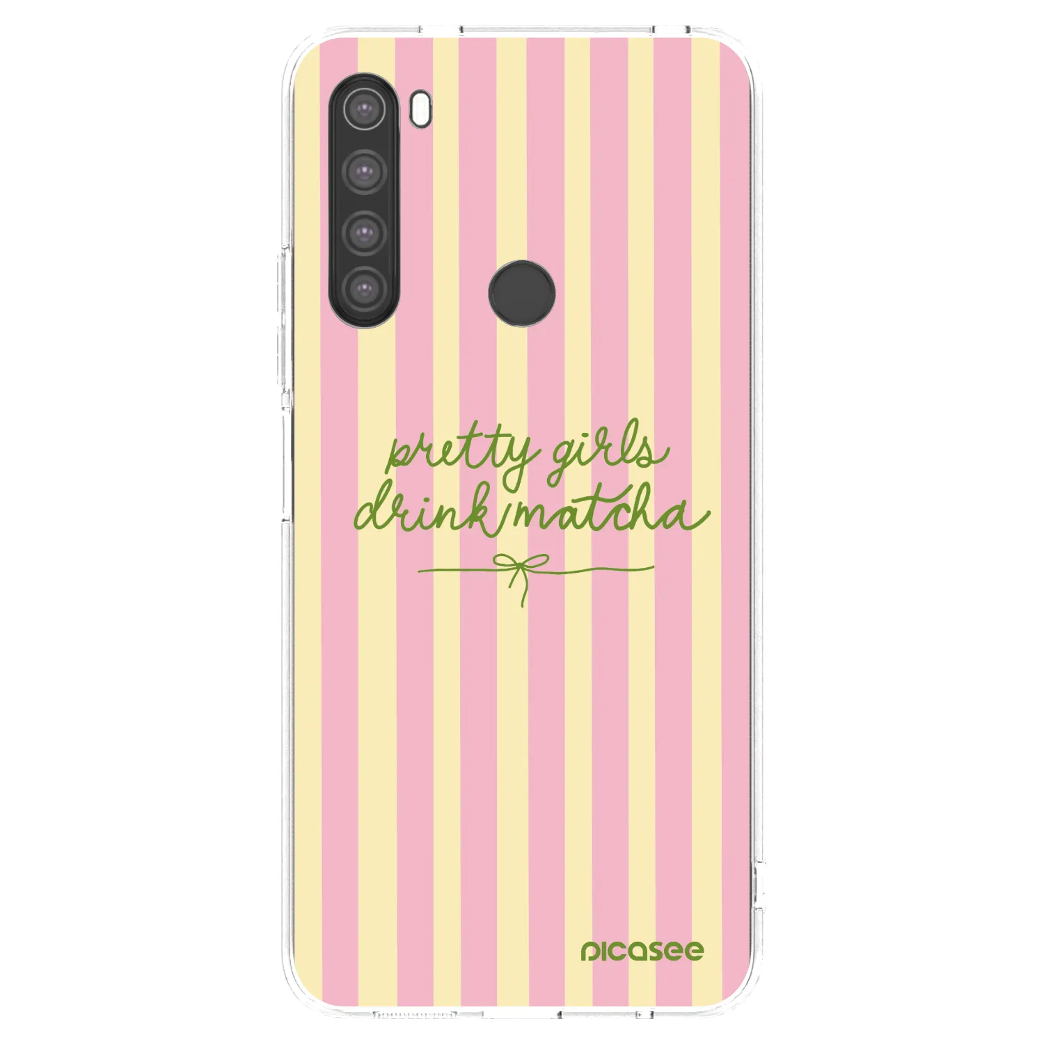 Picasee átlátszó szilikon tok az alábbi mobiltelefonokra Xiaomi Redmi Note 8 - Pretty matcha