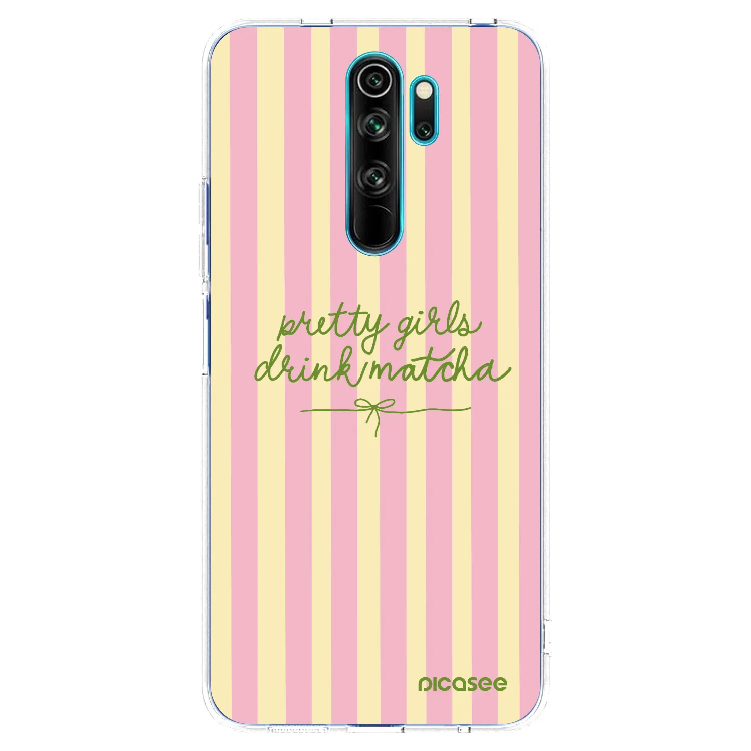 Picasee átlátszó szilikon tok az alábbi mobiltelefonokra Xiaomi Redmi Note 8 Pro - Pretty matcha