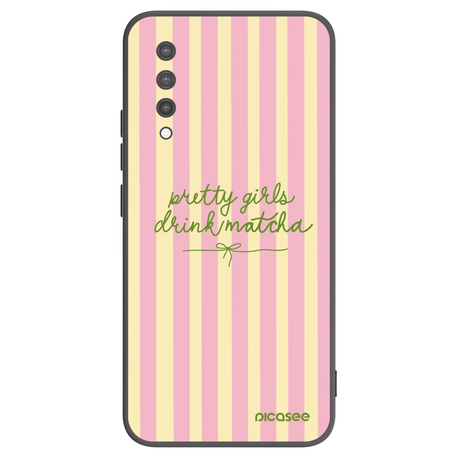Picasee fekete szilikon tok az alábbi mobiltelefonokra Xiaomi Mi 9 Lite - Pretty matcha