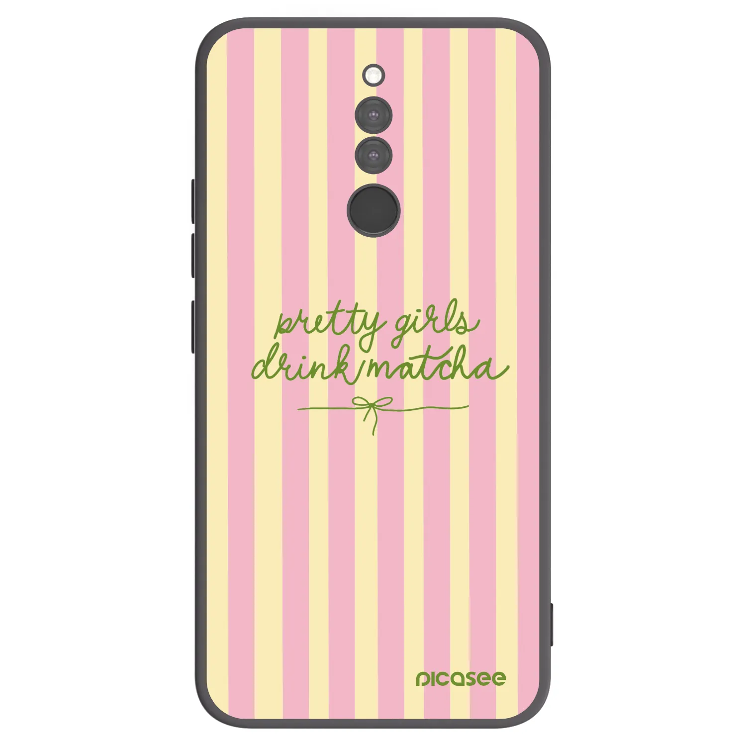 Picasee fekete szilikon tok az alábbi mobiltelefonokra Xiaomi Redmi 8 - Pretty matcha