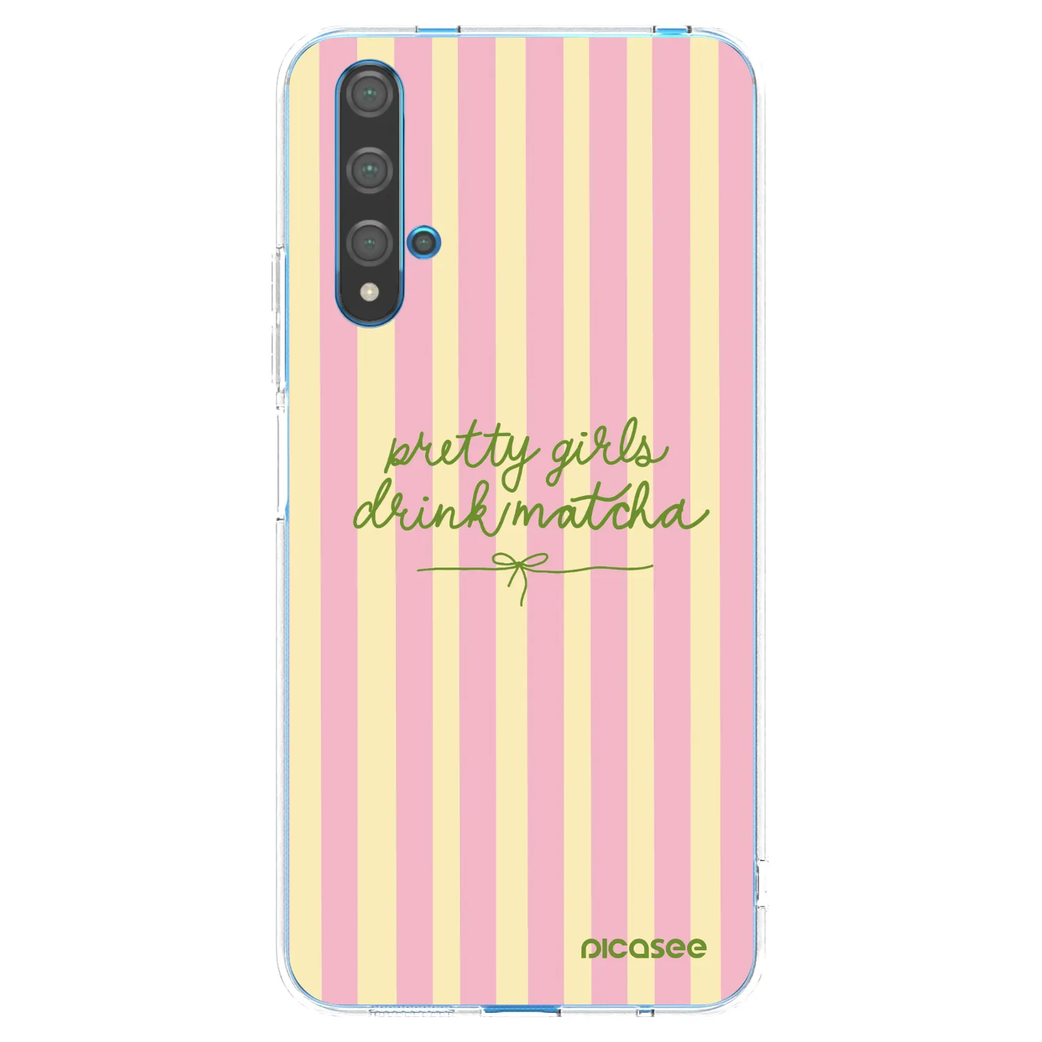 Picasee átlátszó szilikon tok az alábbi mobiltelefonokra Huawei Nova 5T - Pretty matcha