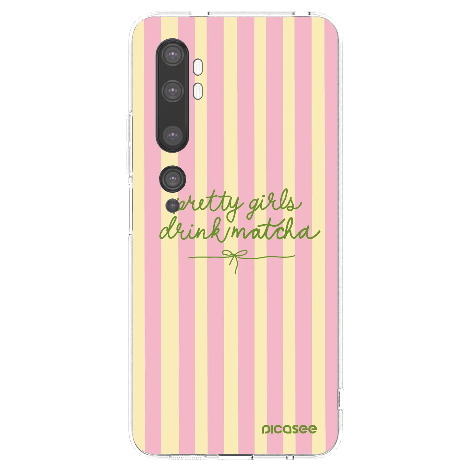 Picasee átlátszó szilikon tok az alábbi mobiltelefonokra Xiaomi Mi Note 10 (Pro) - Pretty matcha