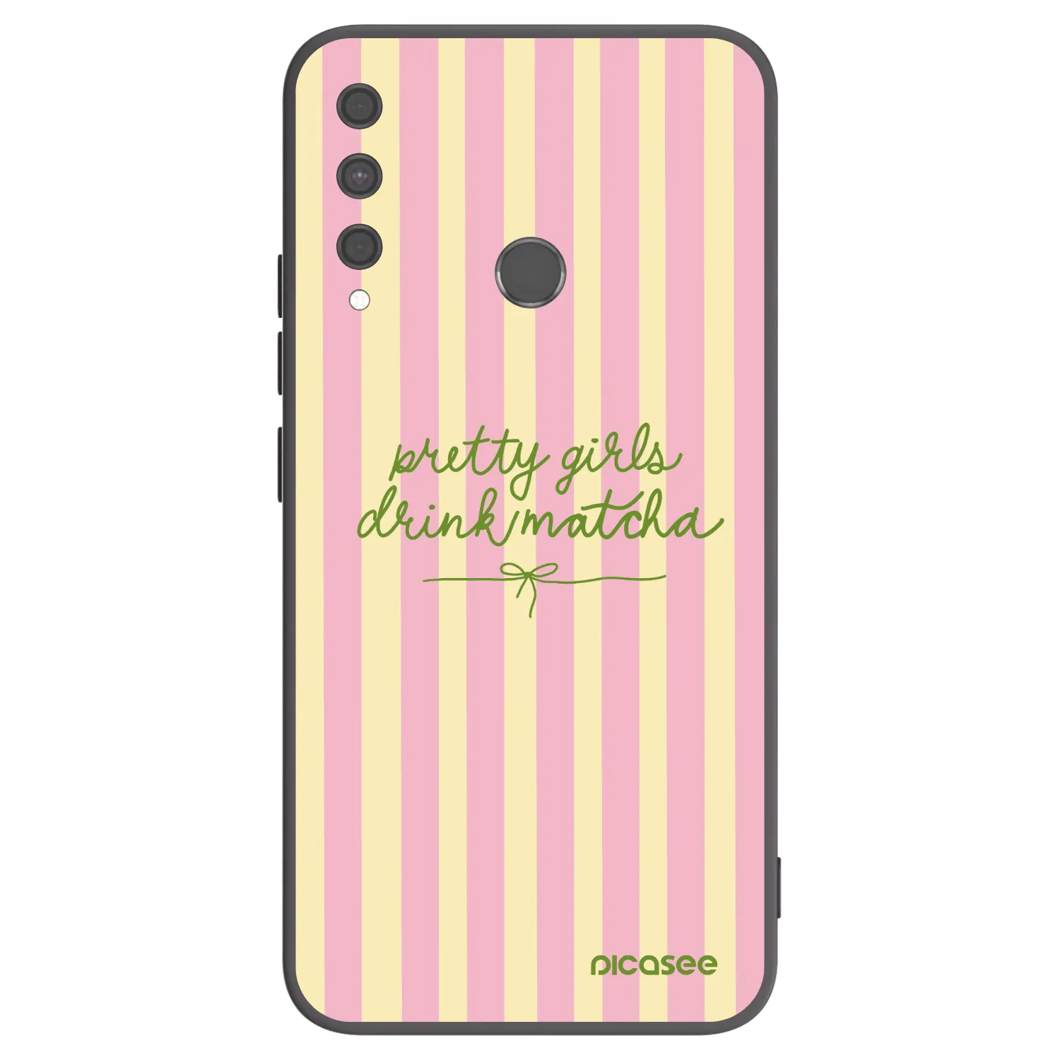 Picasee fekete szilikon tok az alábbi mobiltelefonokra Huawei P40 Lite E - Pretty matcha